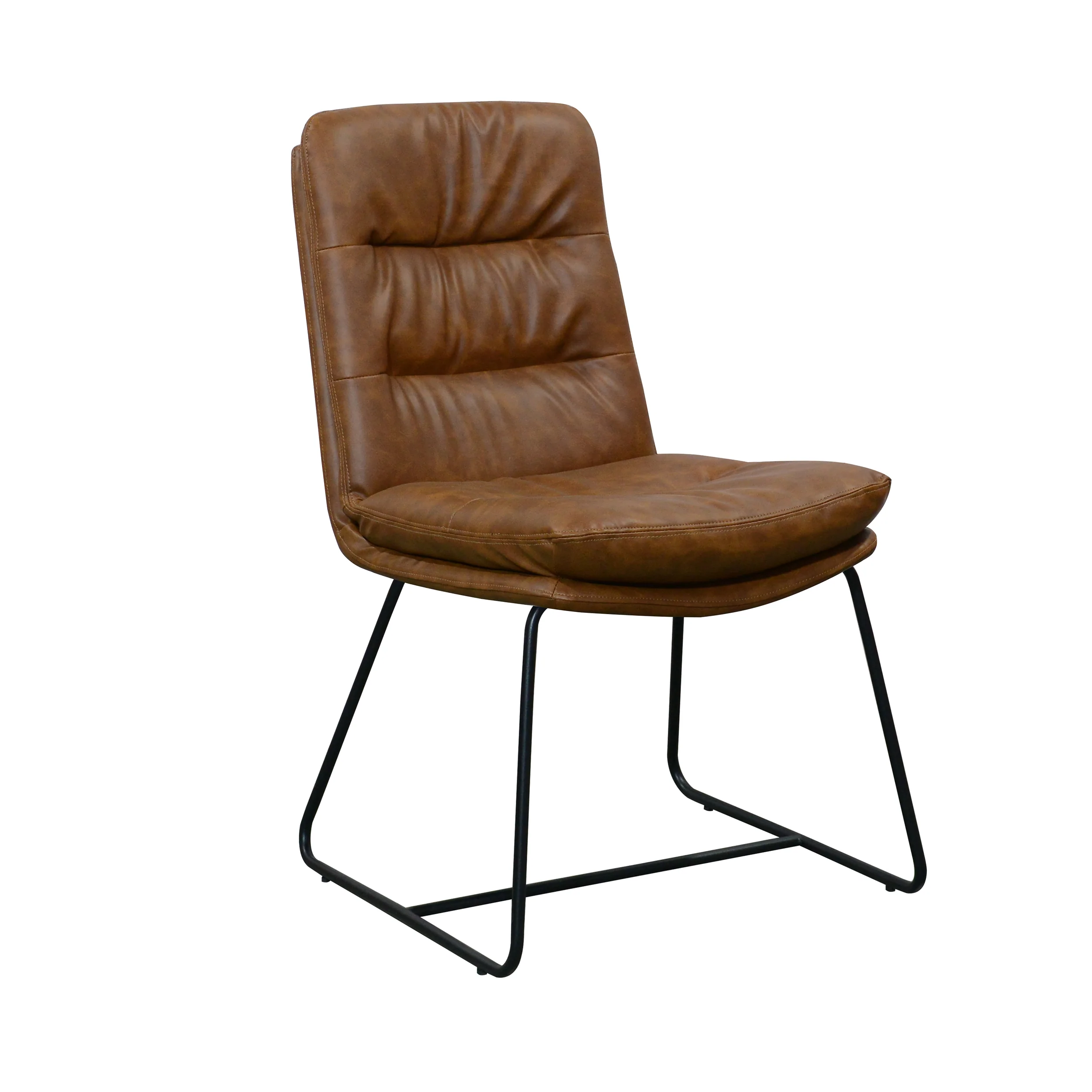 Alexander Faux Leather Dining Chair | Tan - Image 3