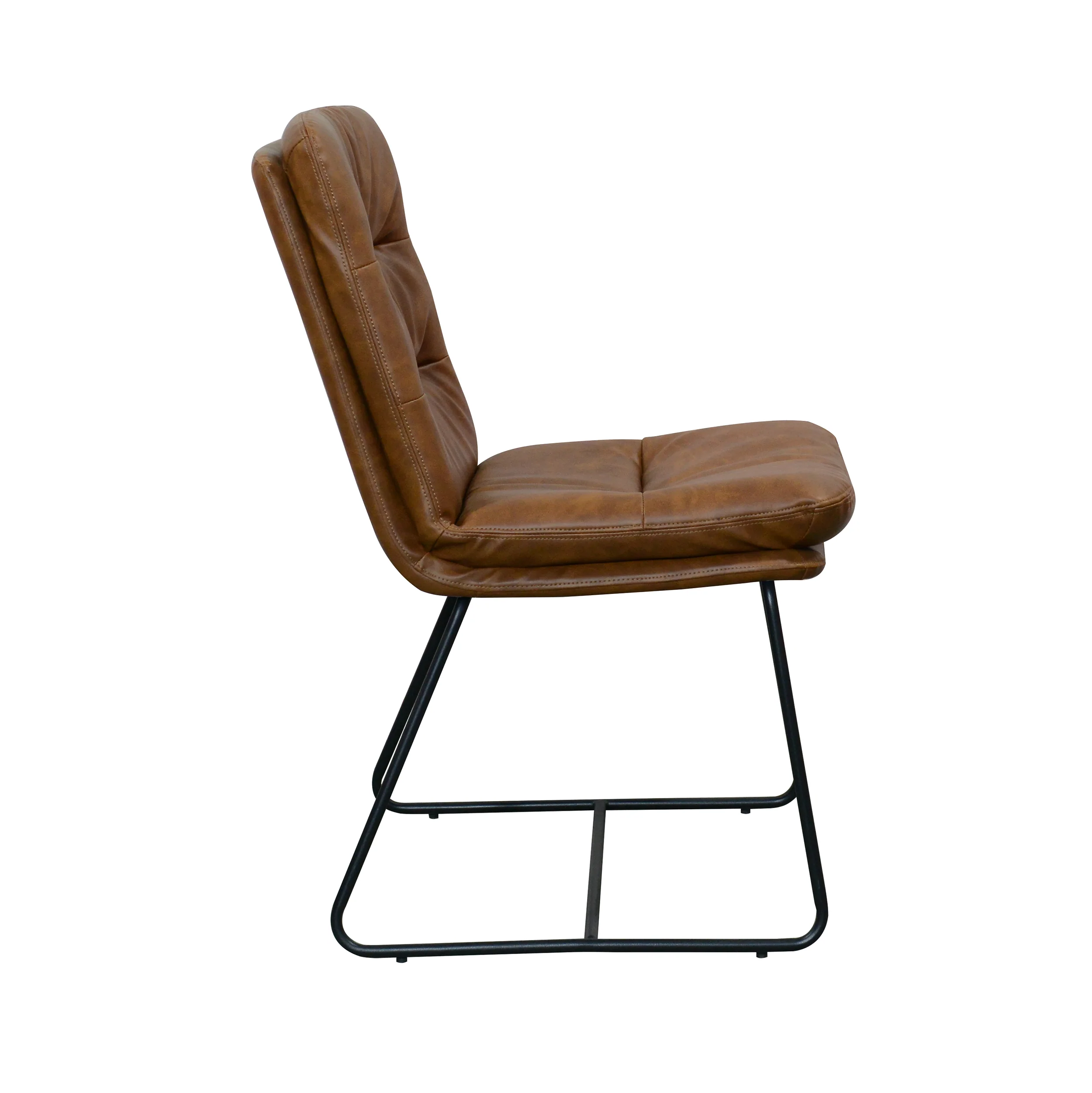 Alexander Faux Leather Dining Chair | Tan - Image 4