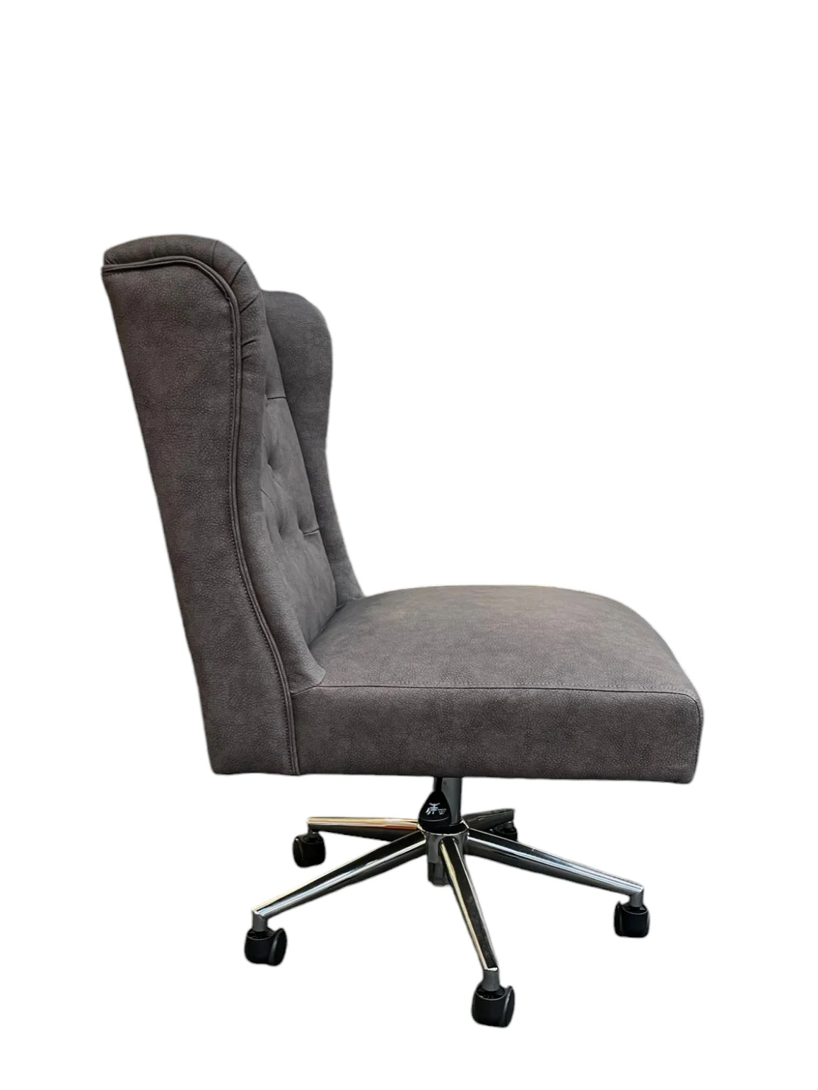 Amelia Swivel Office Chair | Brown - Image 3
