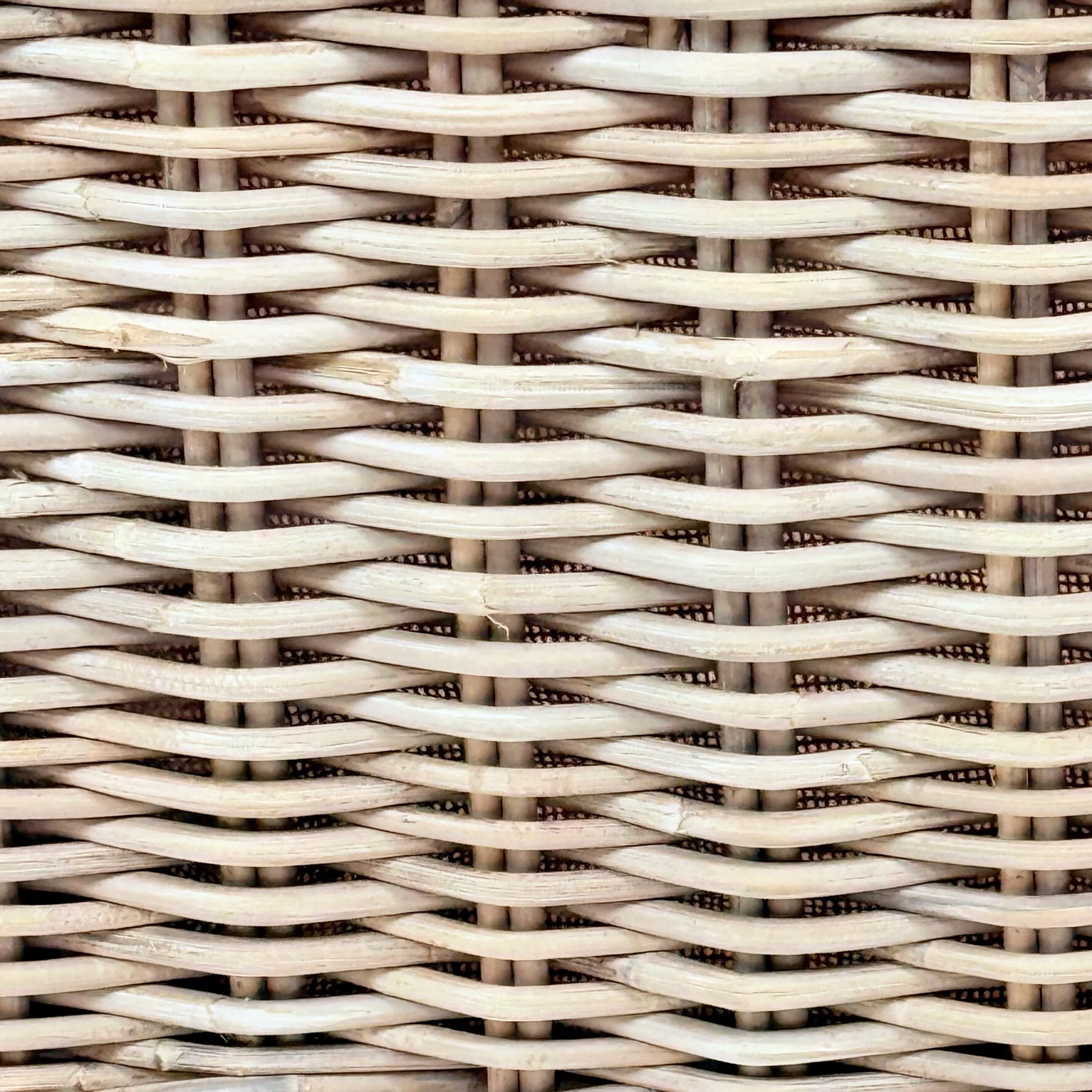 Antique Wash Open End Wicker Log Basket | Large - Image 5