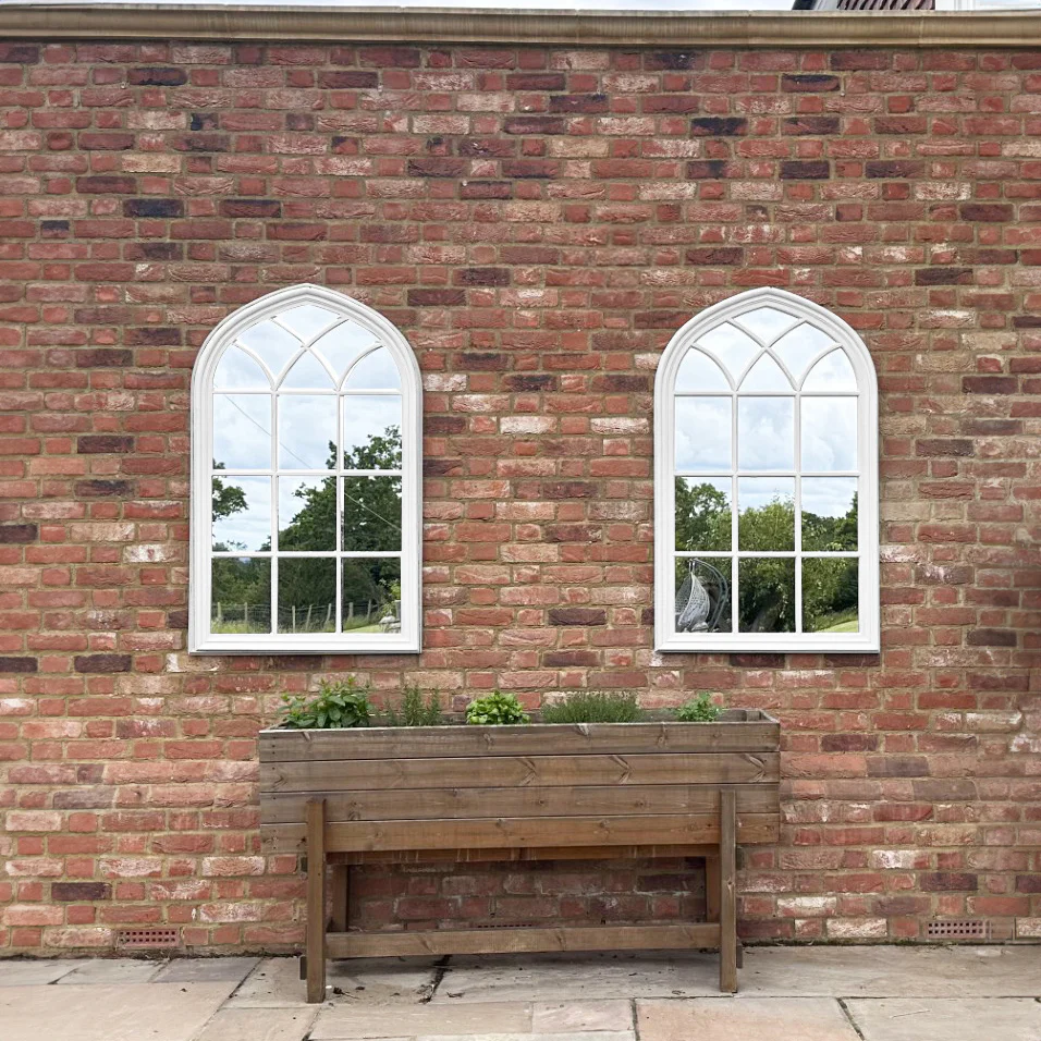 Arch Window Mirror | Off White