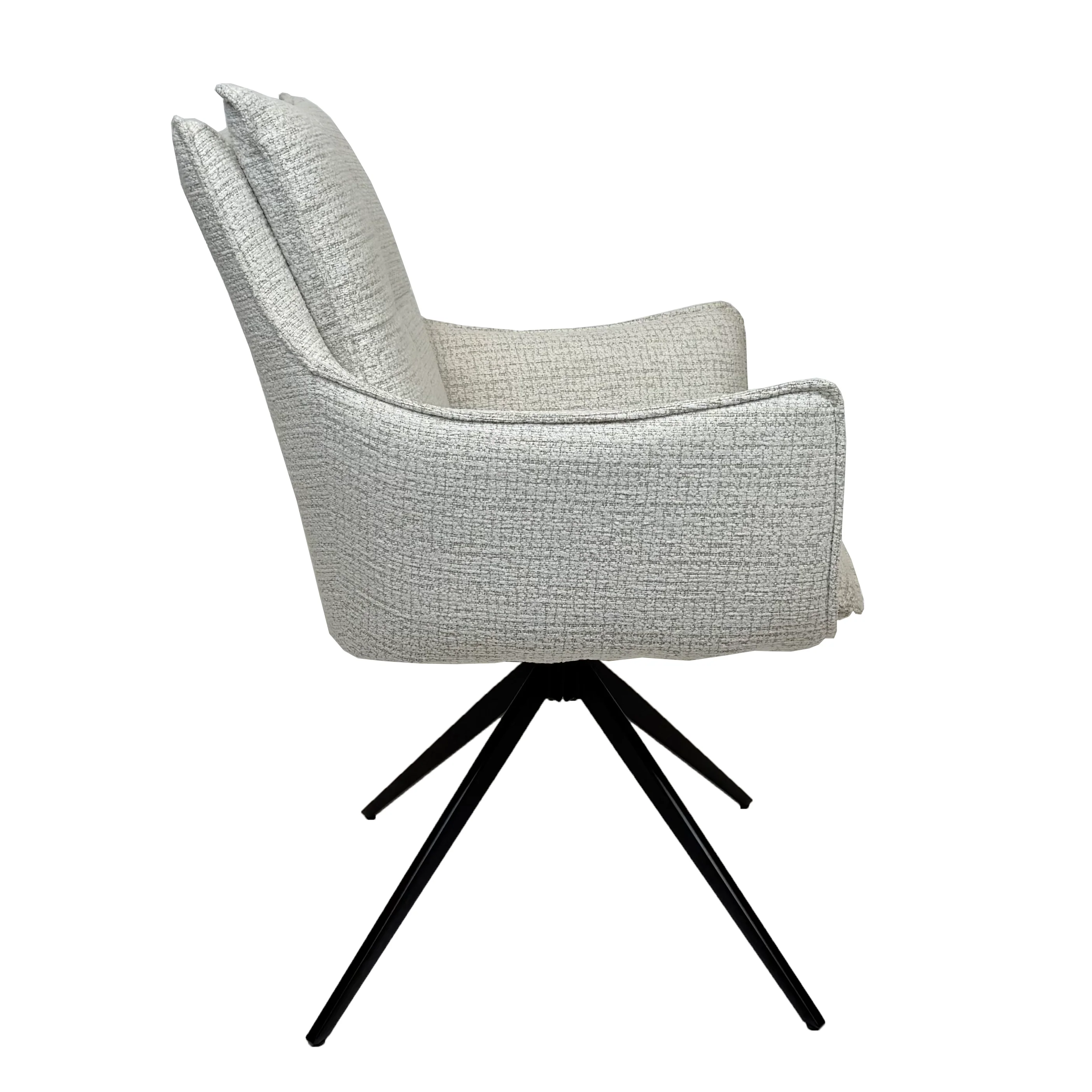 Austin Boucle Dining Chair | Beige - Image 4