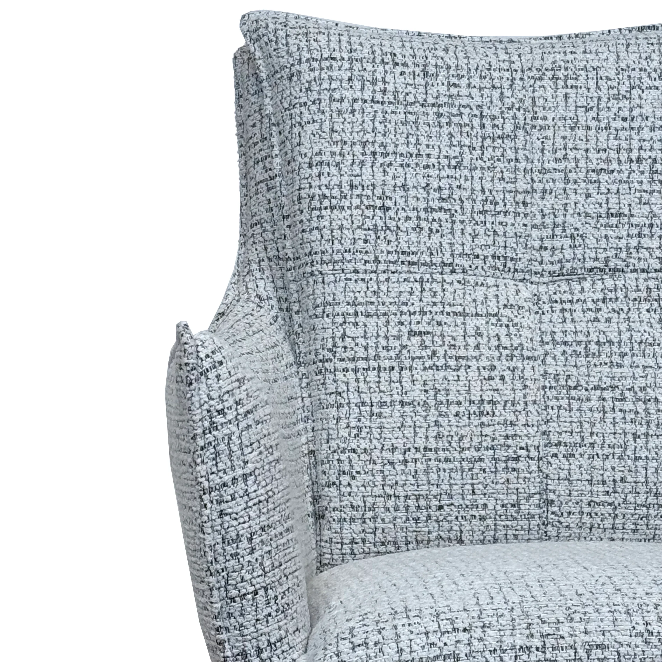Austin Boucle Dining Chair | Grey - Image 6