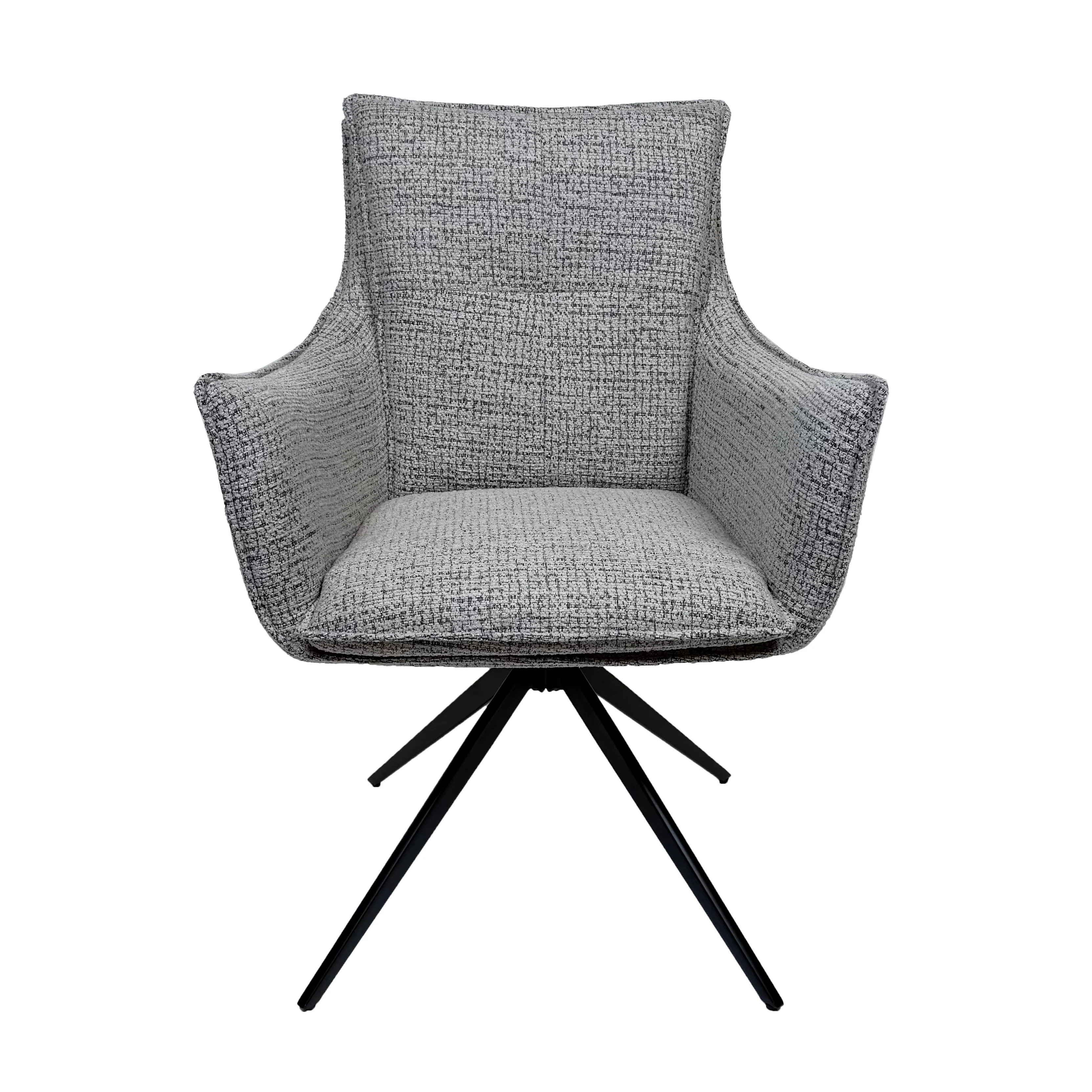Austin Boucle Dining Chair | Smudge Grey - Image 3