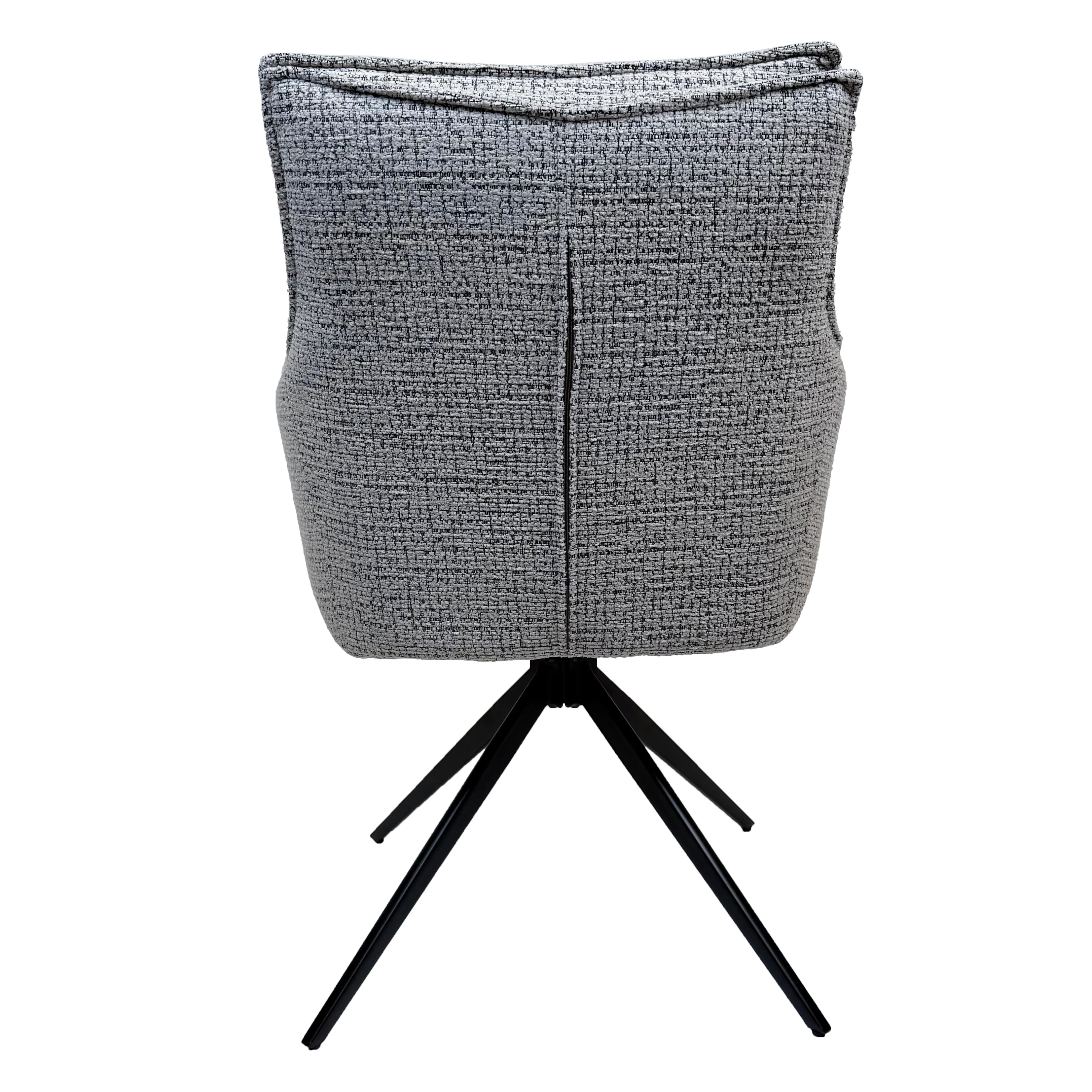 Austin Boucle Dining Chair | Smudge Grey - Image 5