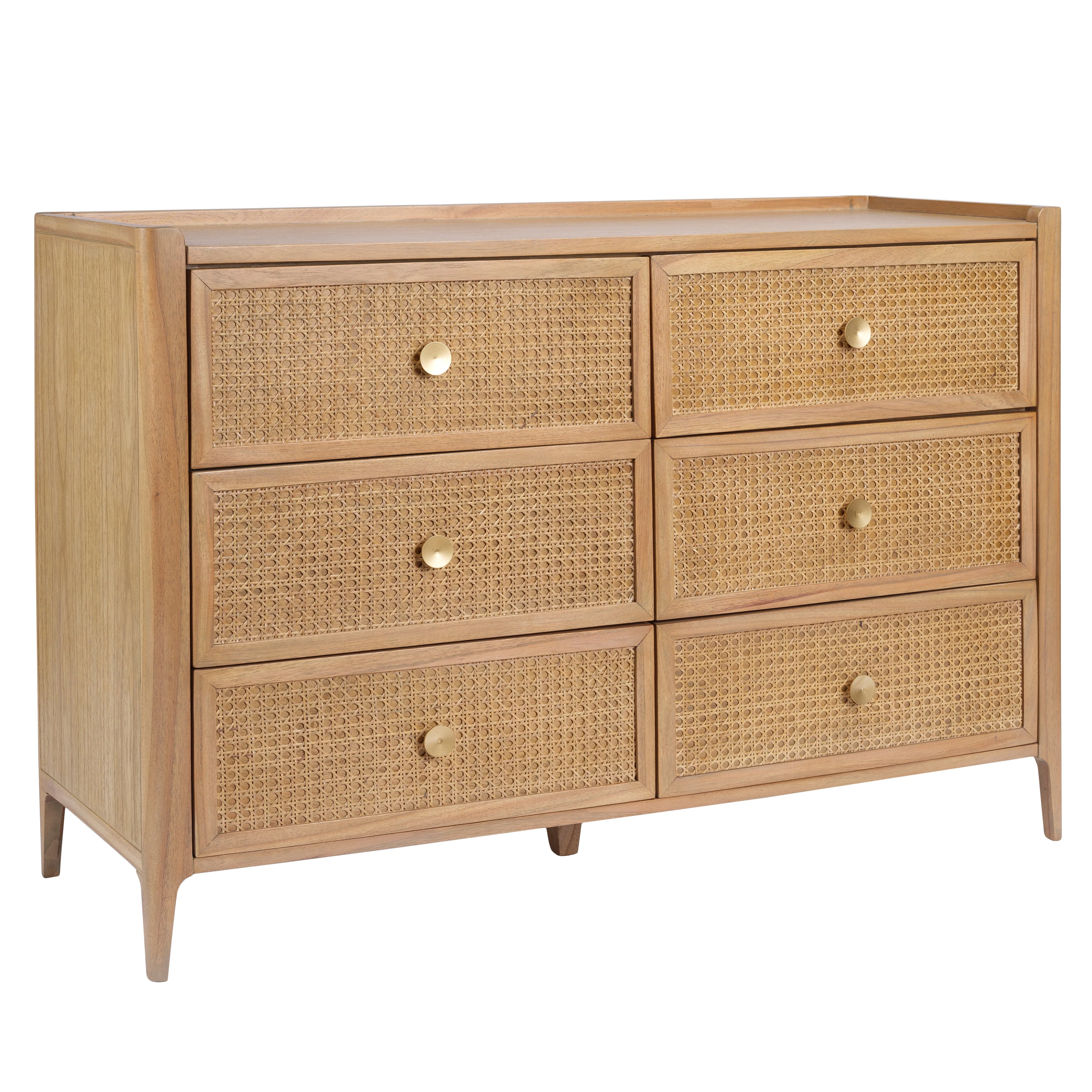Bali Rattan 6 Drawer Chest - Image 3