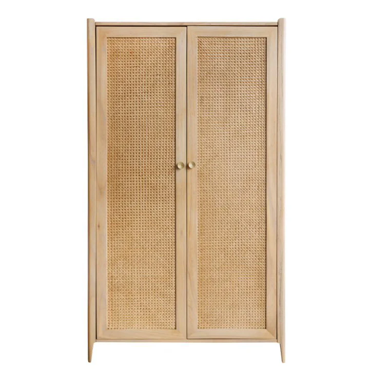 Bali Rattan Full Hanging Wardrobe - Image 3