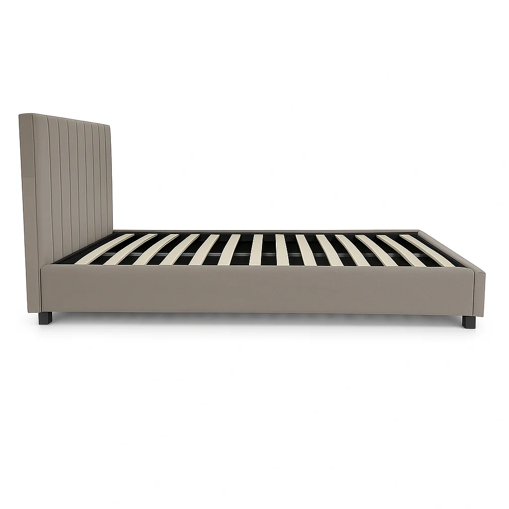 Bantry 3ft Single Fabric Bed | Latte - Image 5