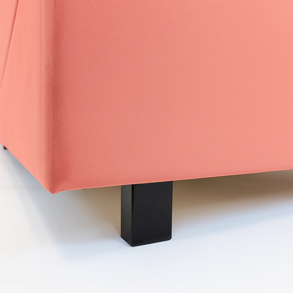 Bantry 3ft Single Fabric Bed | Rose - Image 7