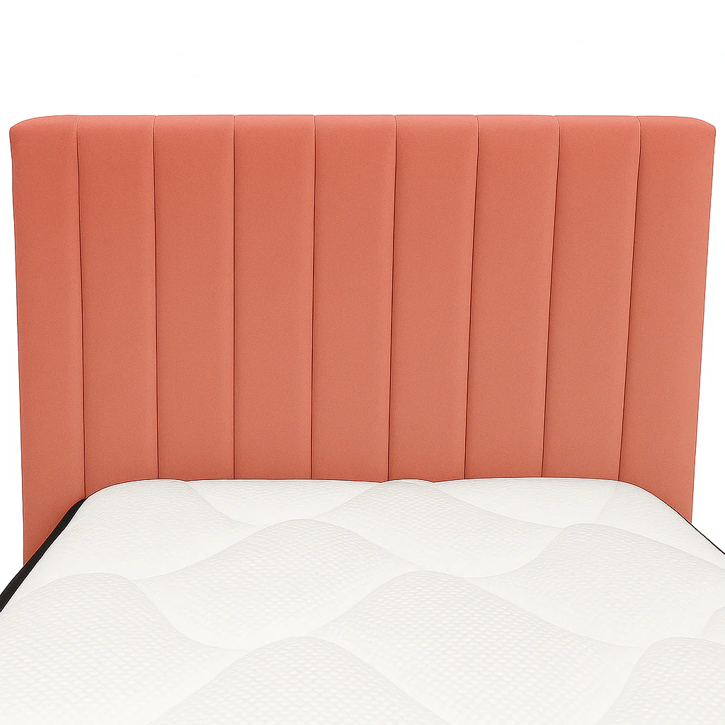 Bantry 3ft Single Ottoman Fabric Bed | Rose - Image 4