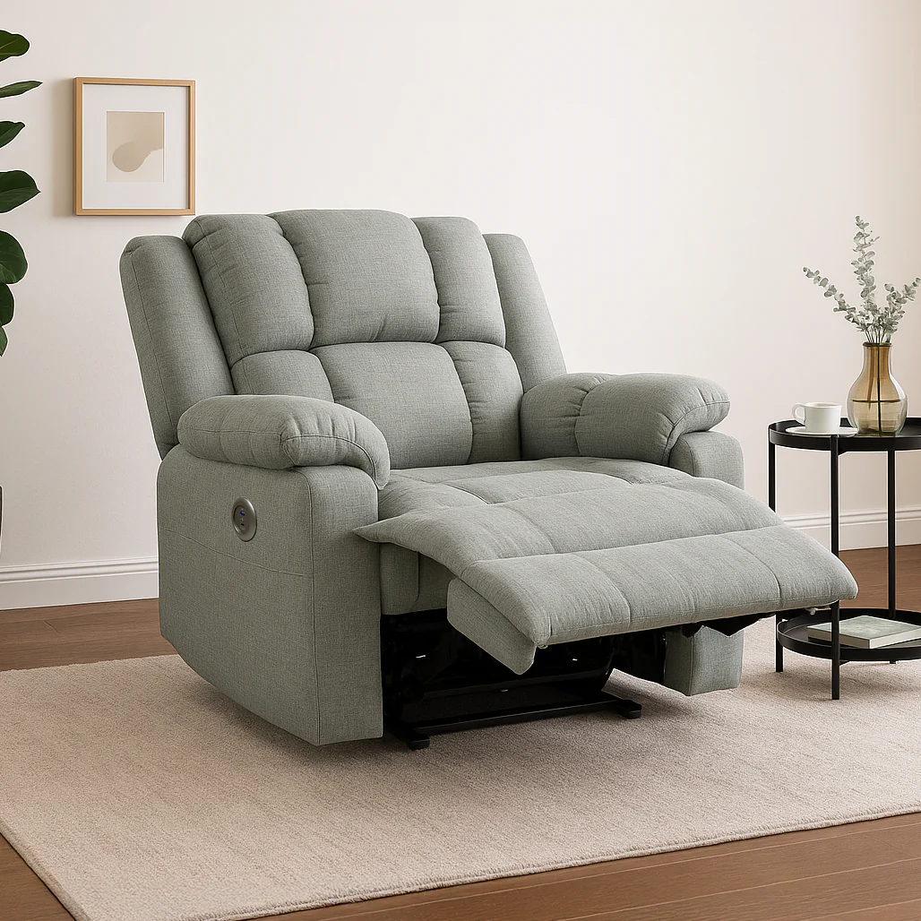 Barbara Dual Motor Electric Lift Assist Rise & Recliner | Silver