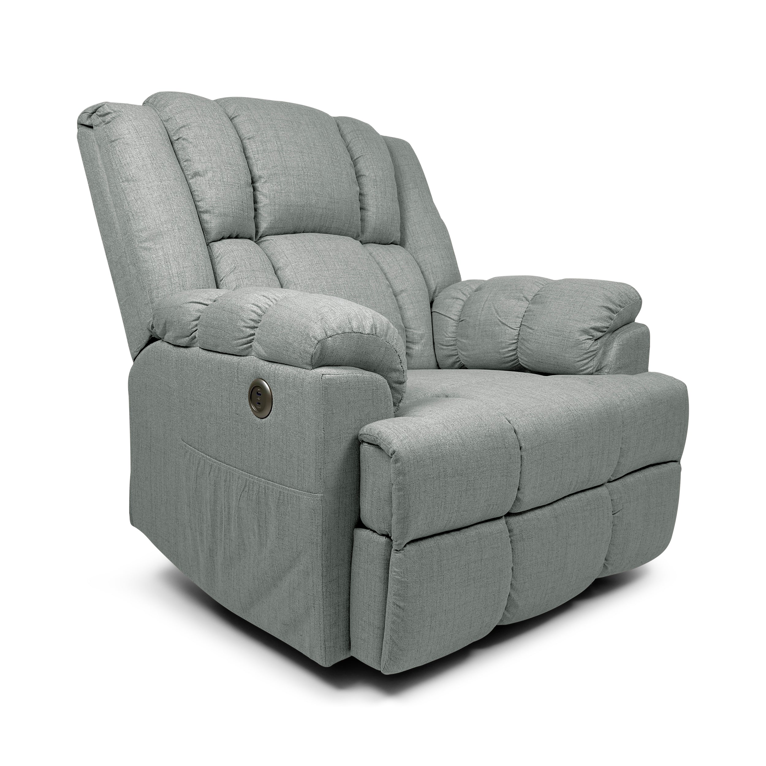 Barbara Dual Motor Electric Lift Assist Rise & Recliner | Silver - Image 2