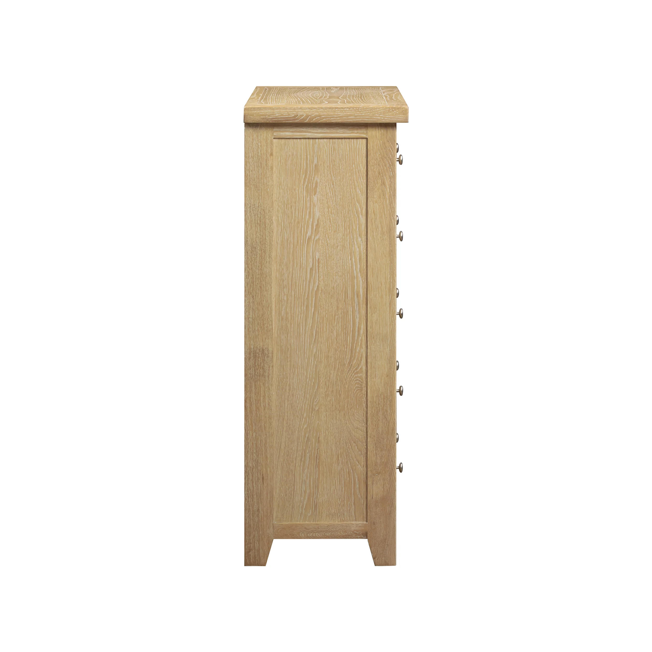 Bath Whitewash Oak 2 Over 4 Chest of Drawers - Image 5