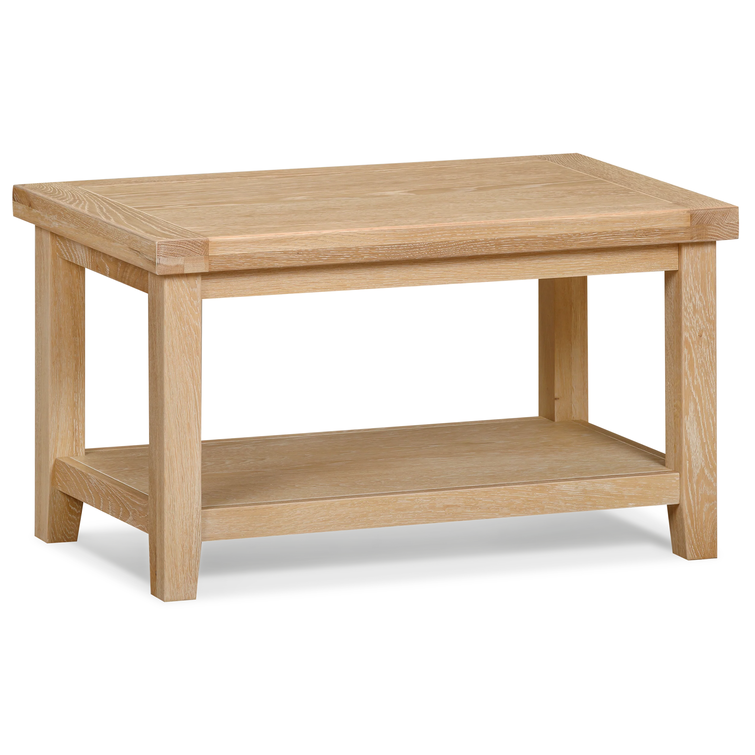 Bath Whitewash Oak Coffee Table - Image 4