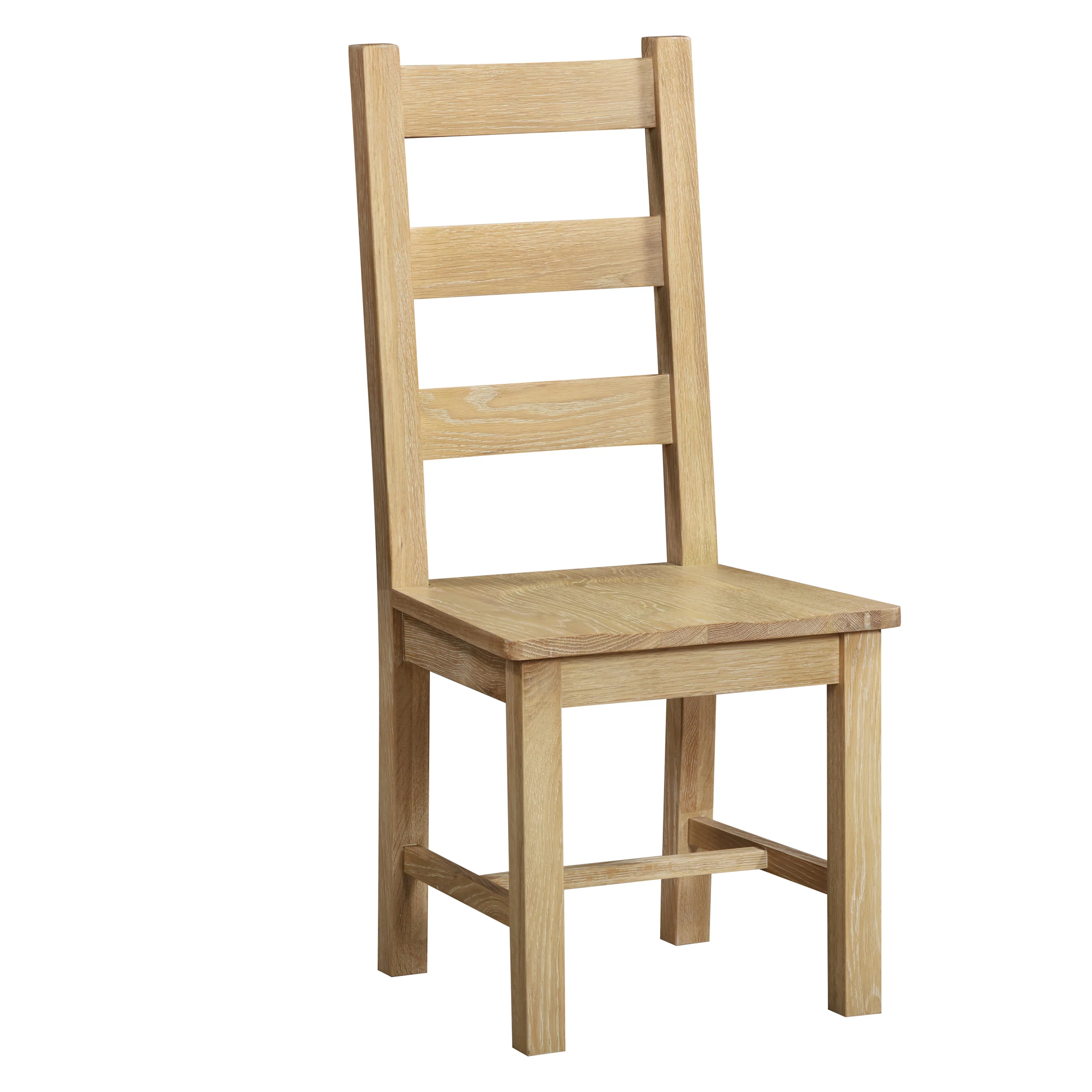 Bath Whitewash Oak Dining Chair - Image 2