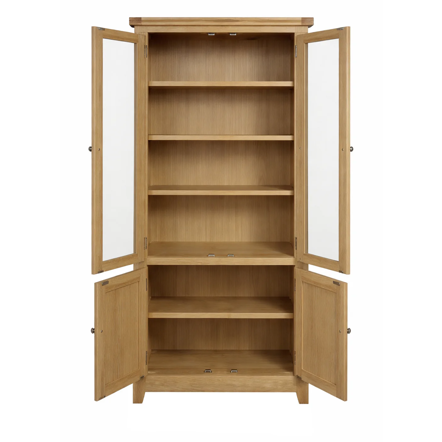 Bath Whitewash Oak Display Cabinet - Image 5