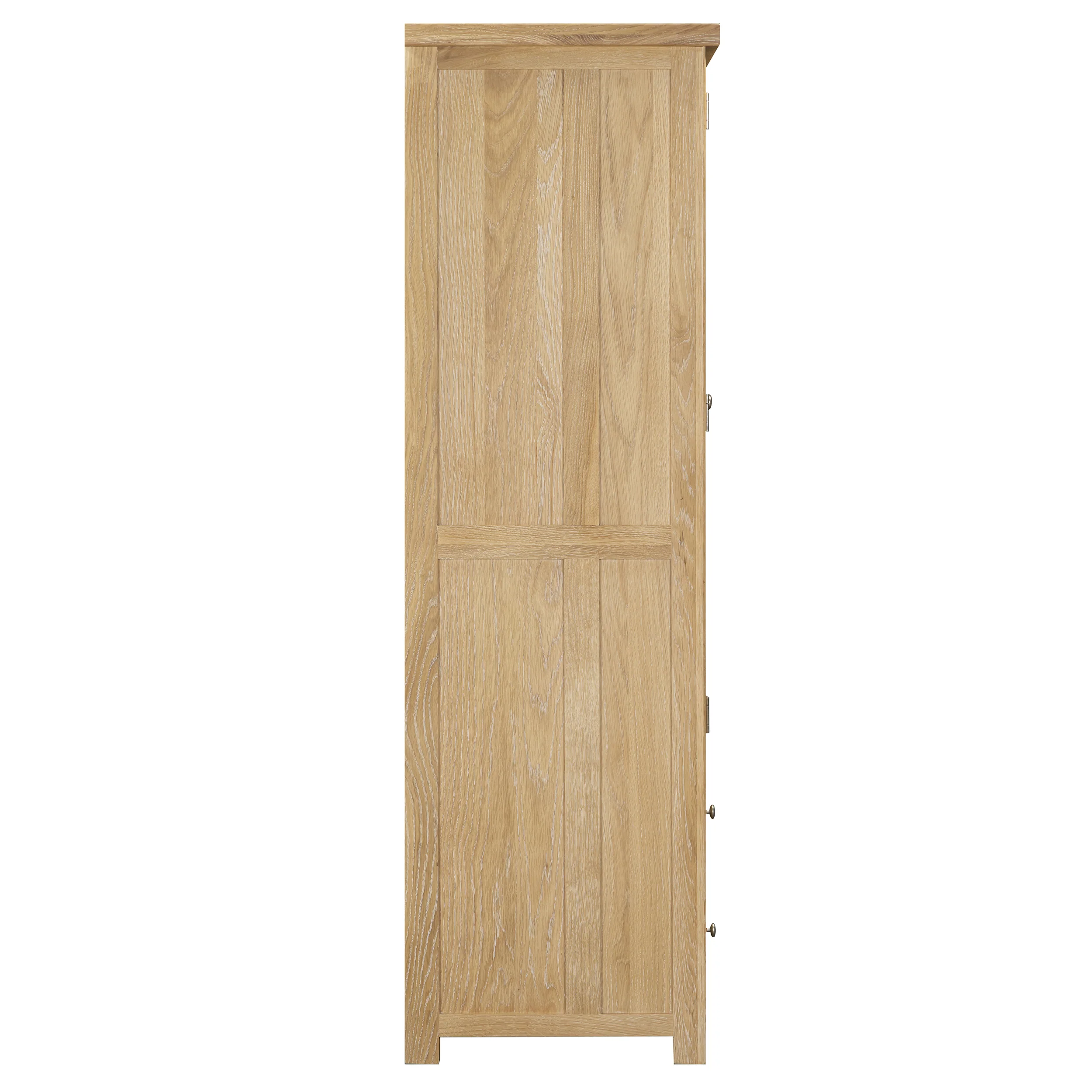 Bath Whitewash Oak Double Larder - Image 9