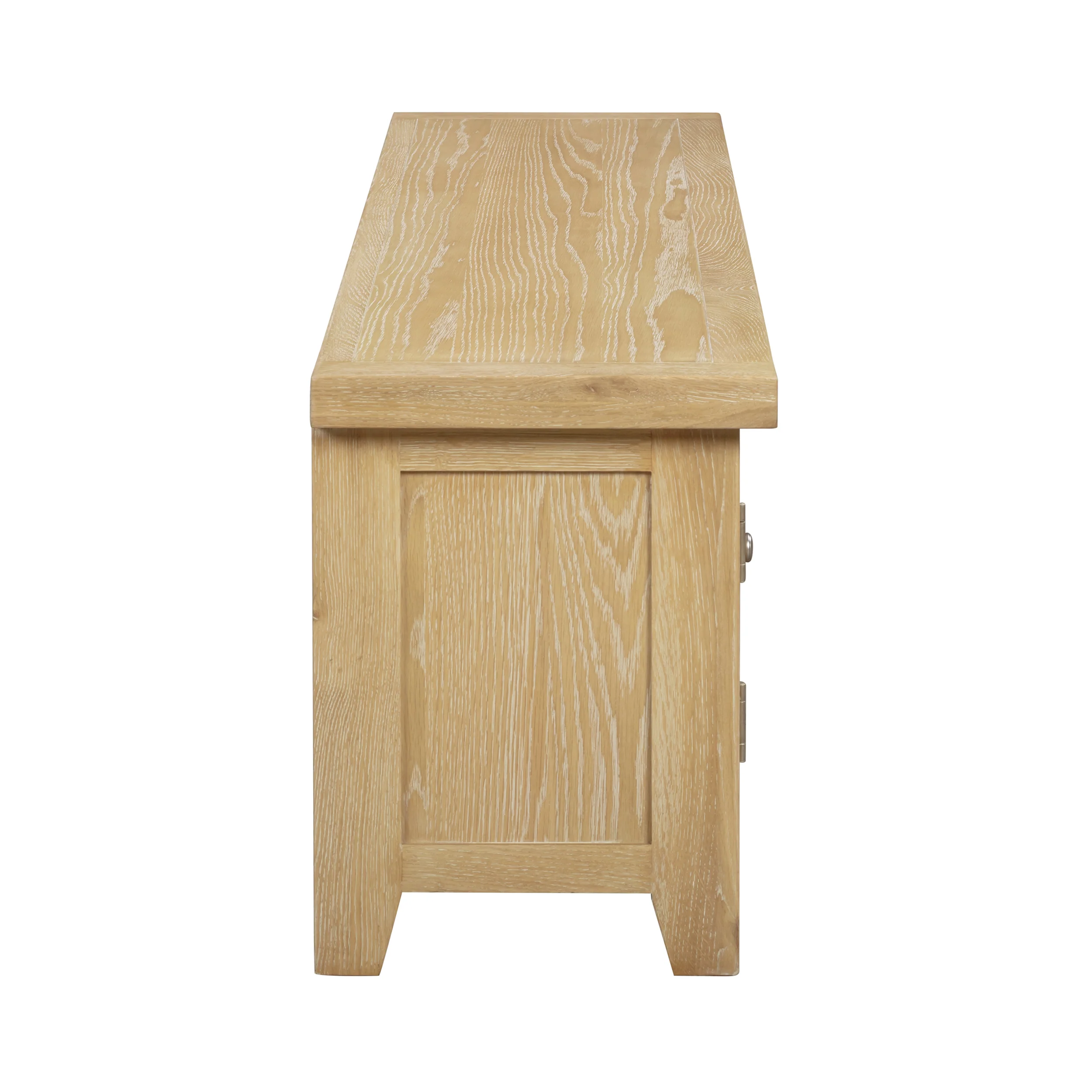 Bath Whitewash Oak Extra Large TV Unit - Image 5