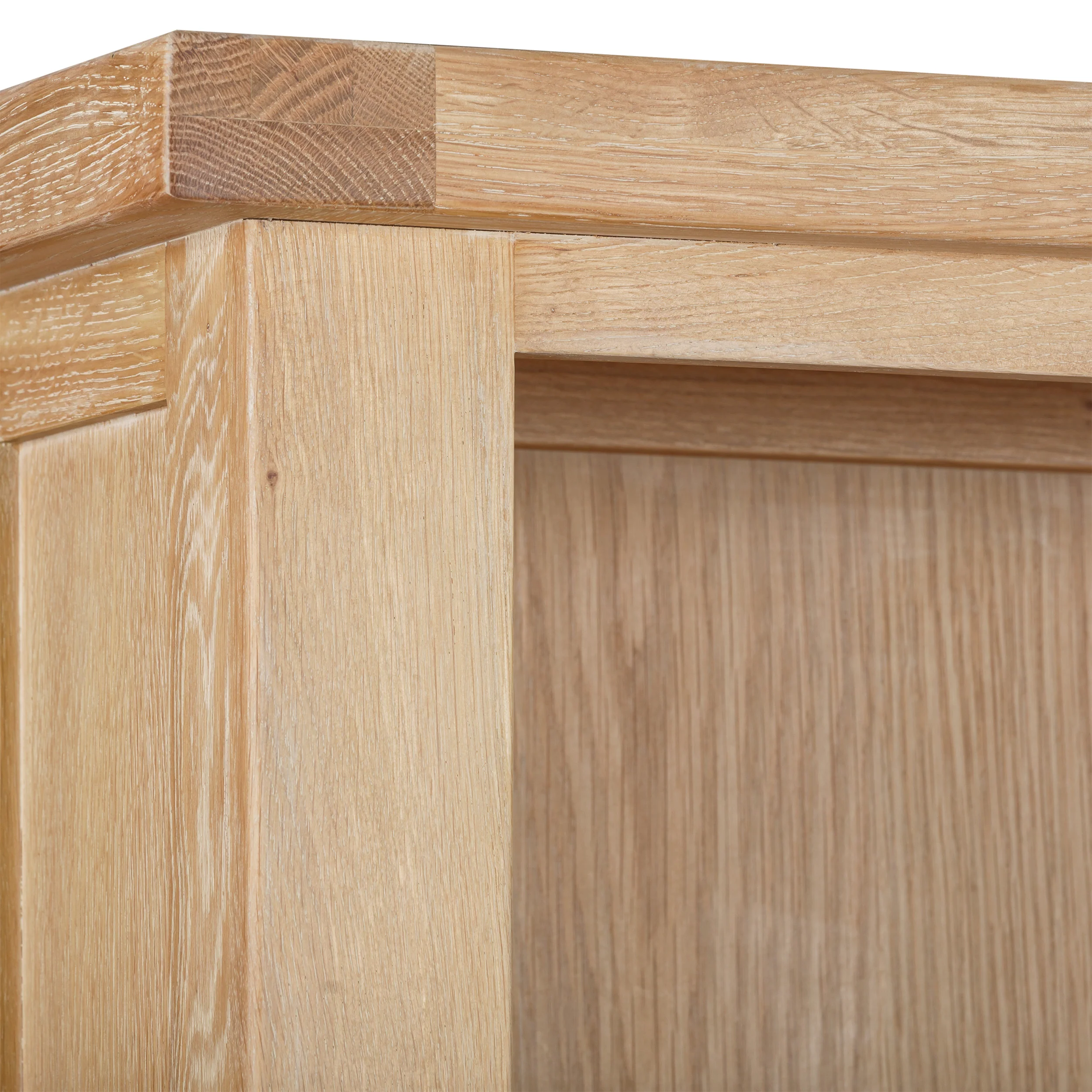 Bath Whitewash Oak Large Bookcase - Image 5