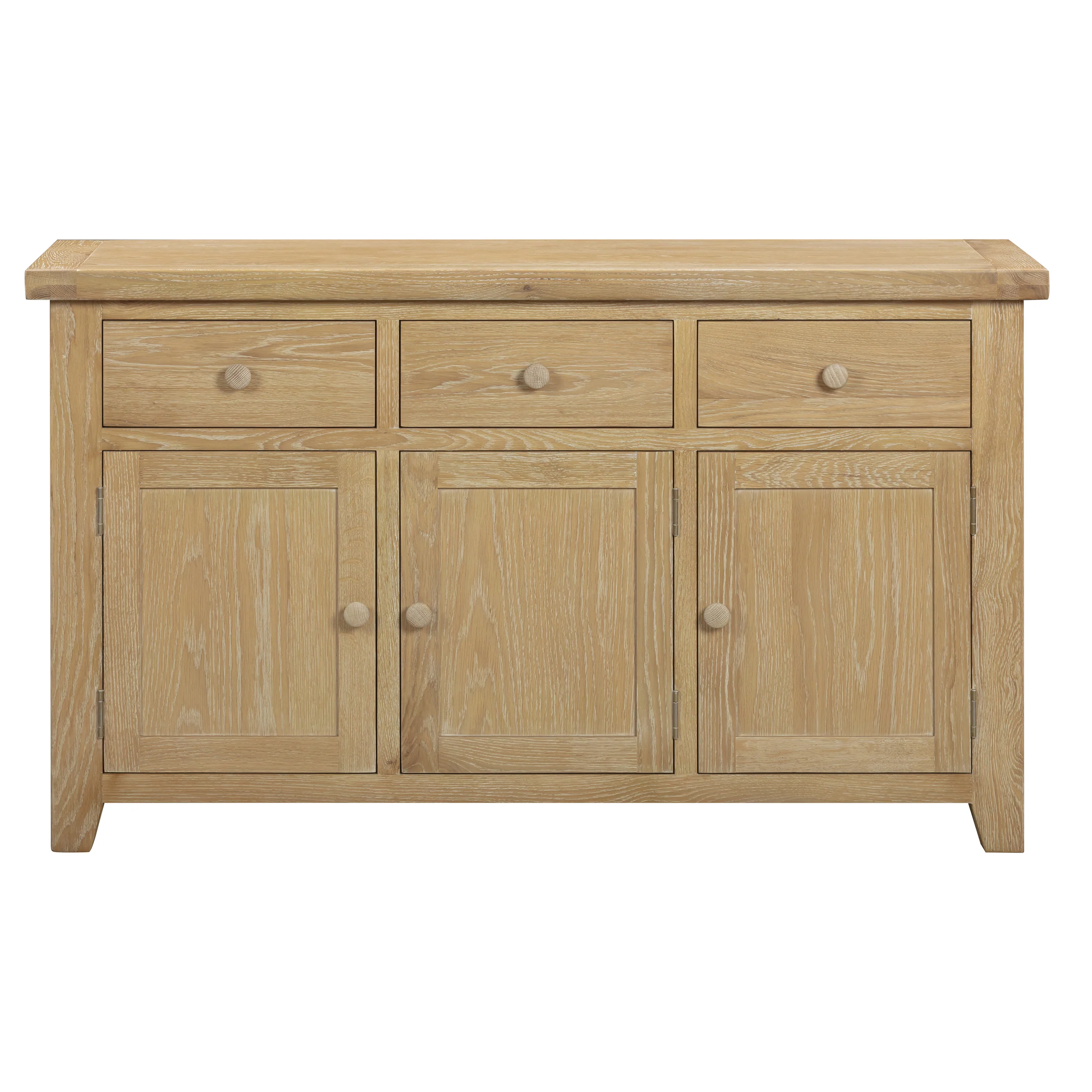 Bath Whitewash Oak Large Sideboard - Image 2