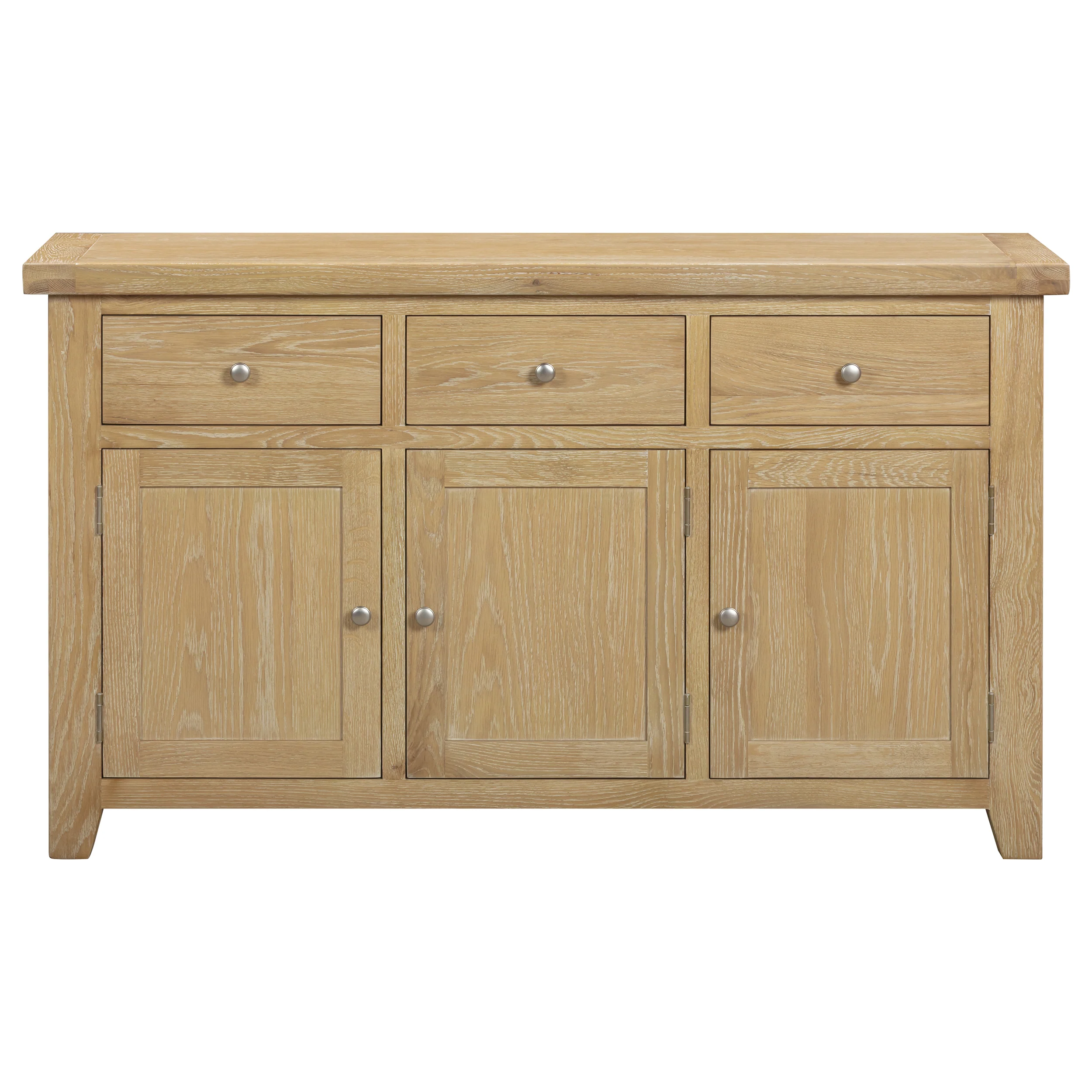 Bath Whitewash Oak Large Sideboard - Image 3