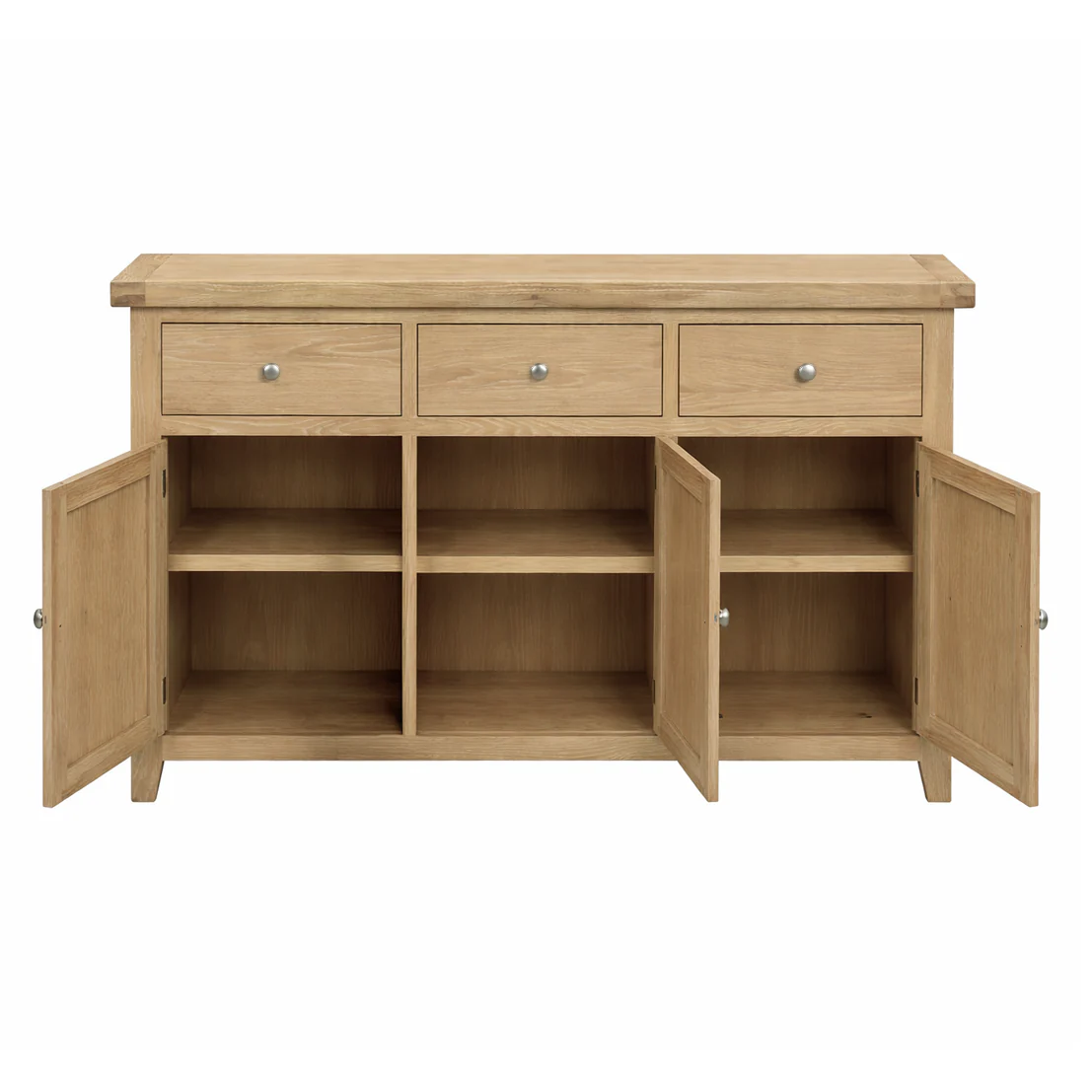 Bath Whitewash Oak Large Sideboard - Image 5