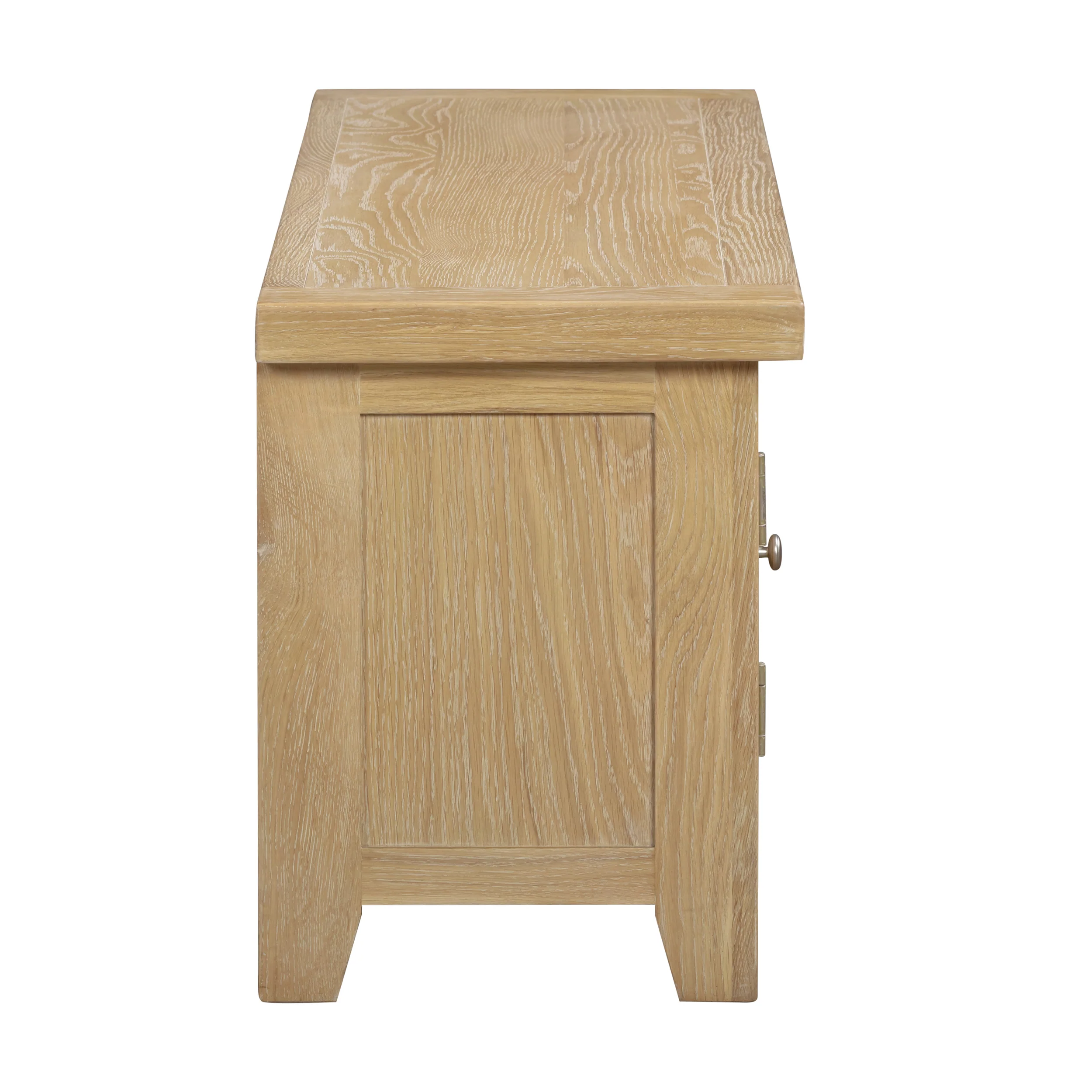 Bath Whitewash Oak Large TV Unit - Image 5