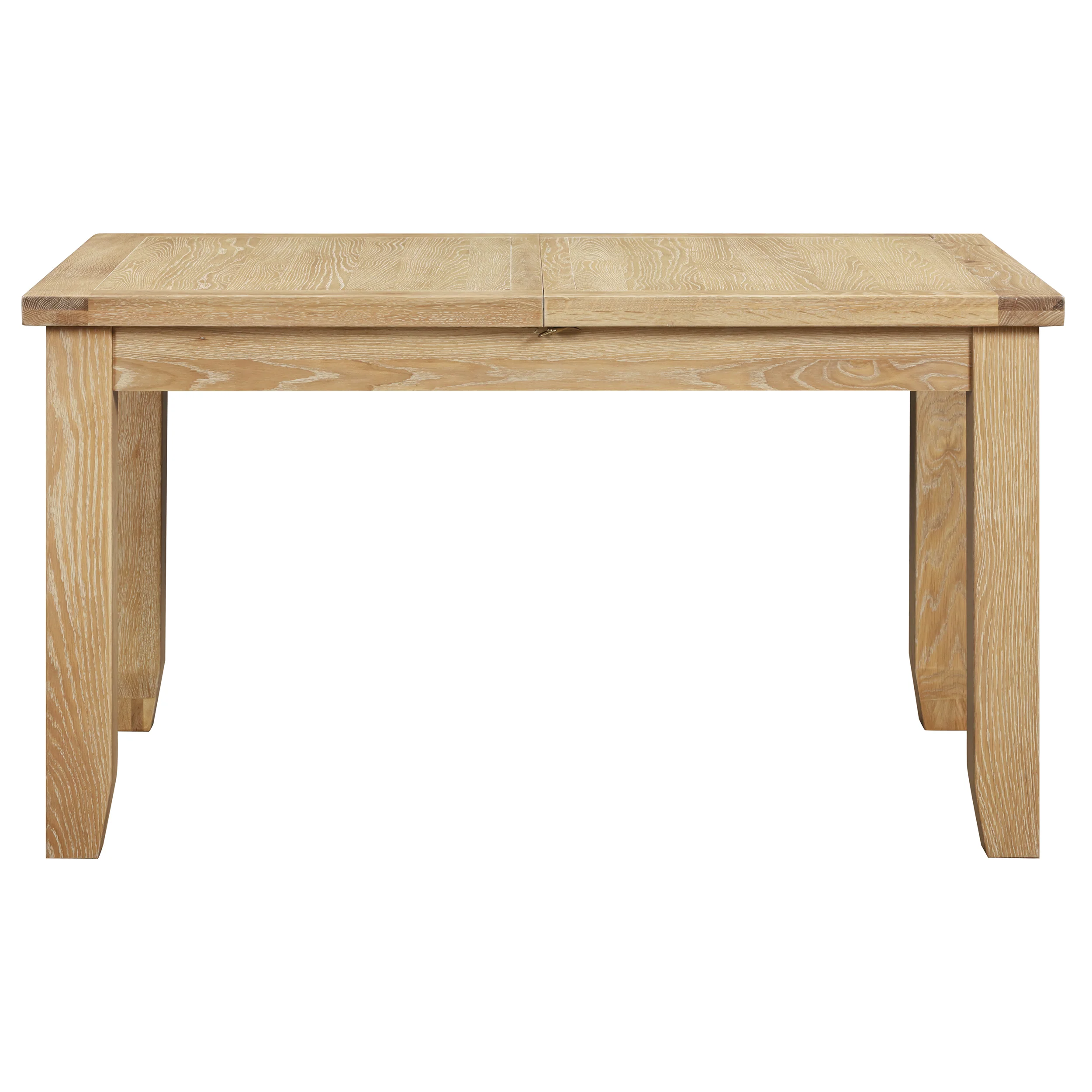 Bath Whitewash Oak Medium Extending Dining Table (1.4 m-1.8 m) - Image 5
