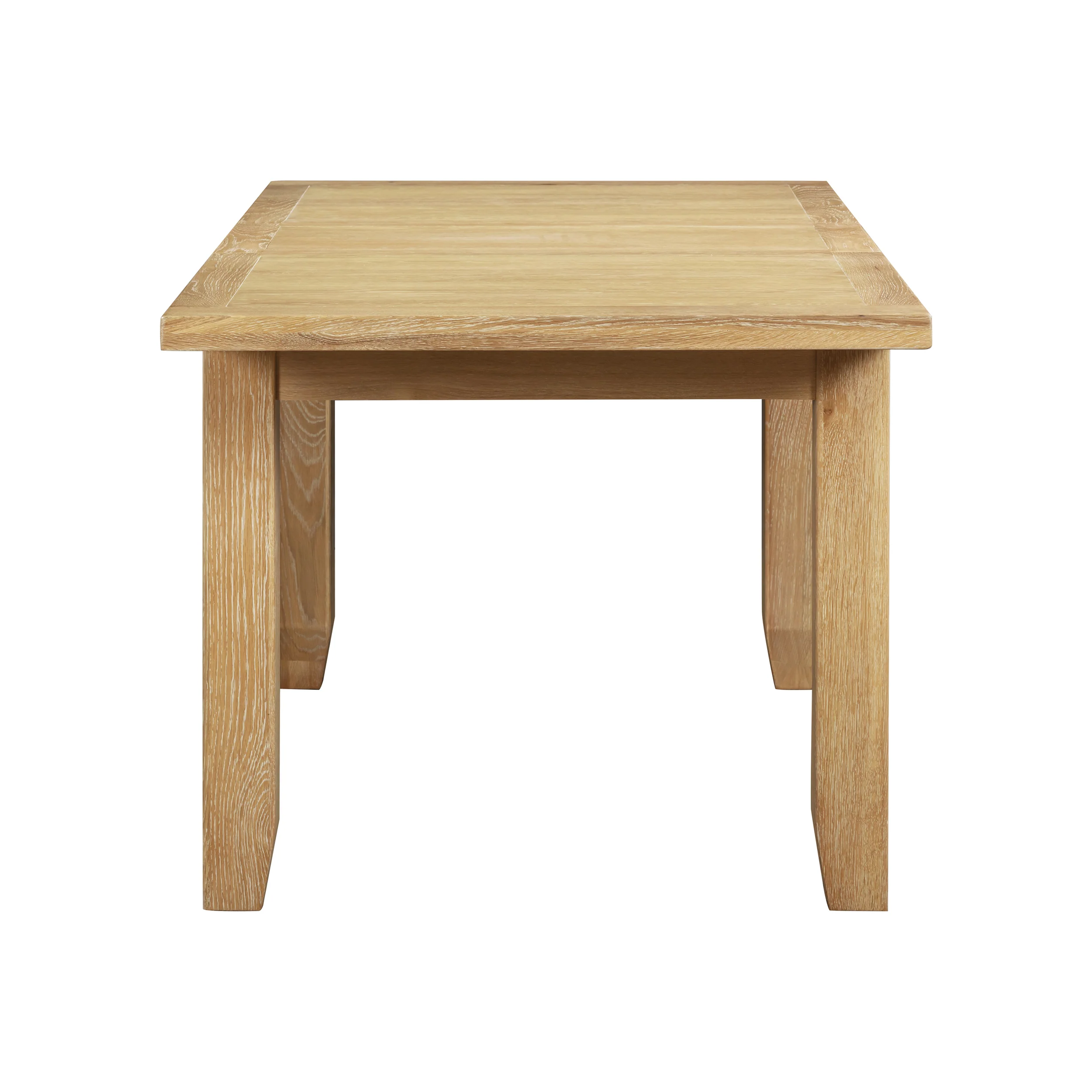 Bath Whitewash Oak Medium Extending Dining Table (1.4 m-1.8 m) - Image 6