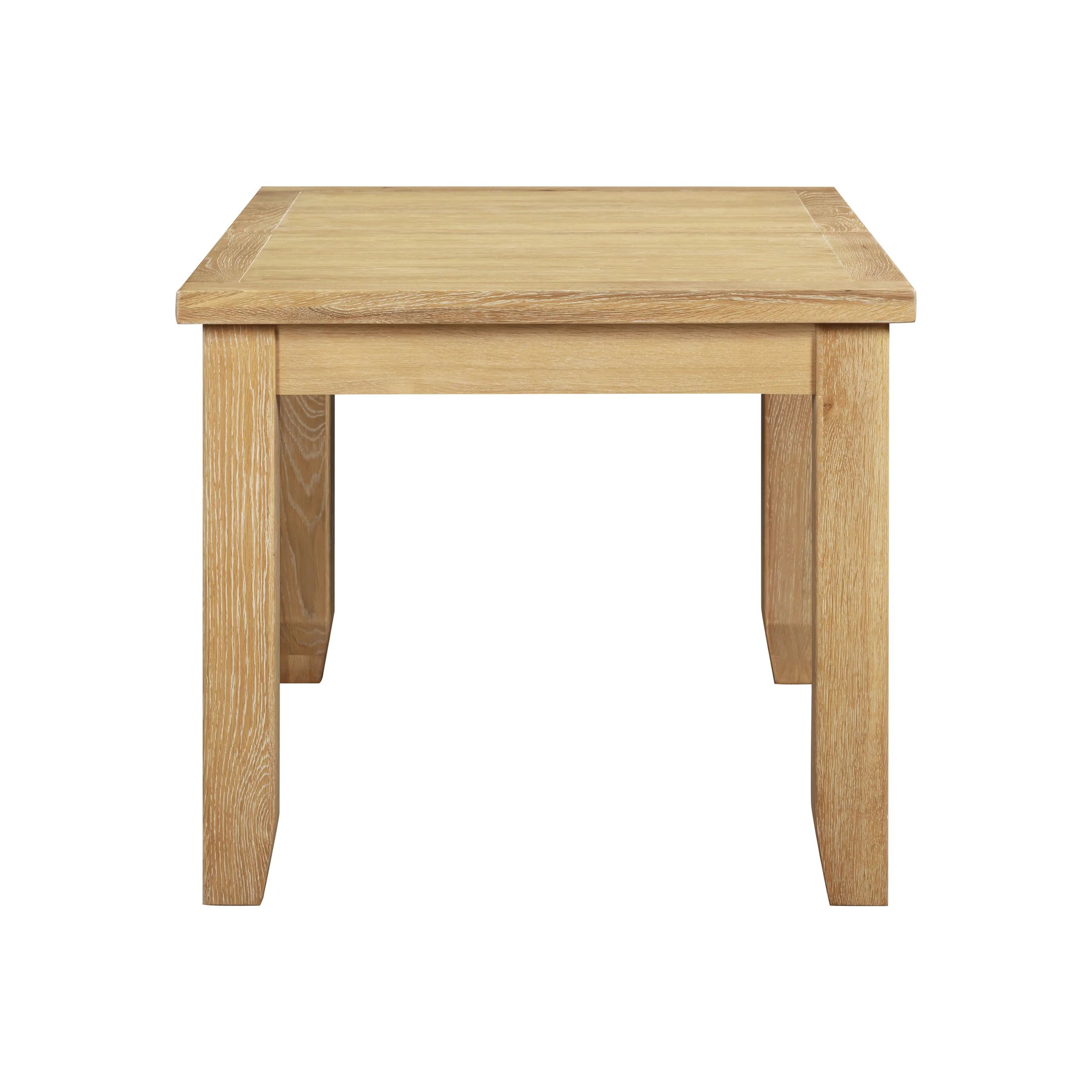 Bath Whitewash Oak Medium Extending Dining Table (1.4 m-1.8 m) - Image 7