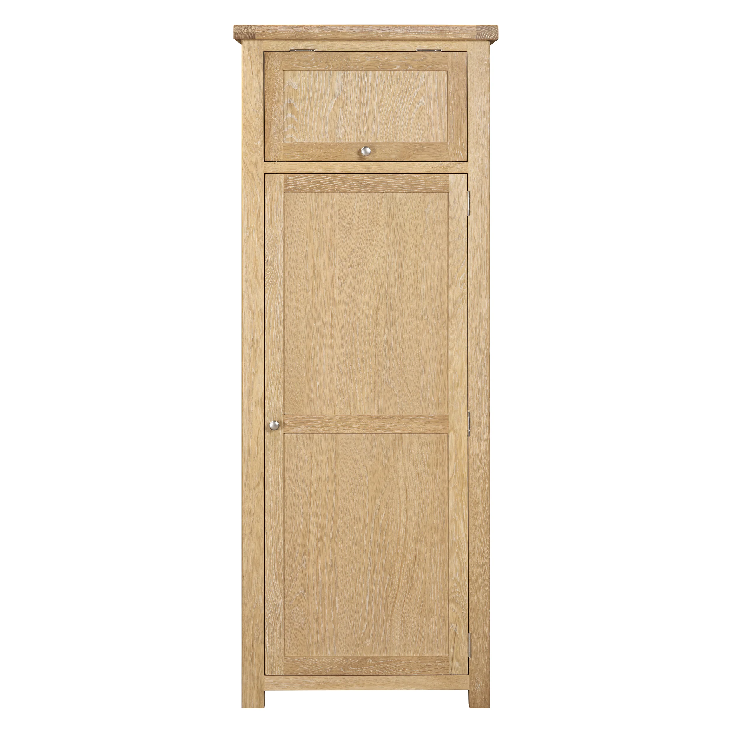 Bath Whitewash Oak Pantry Unit - Image 4