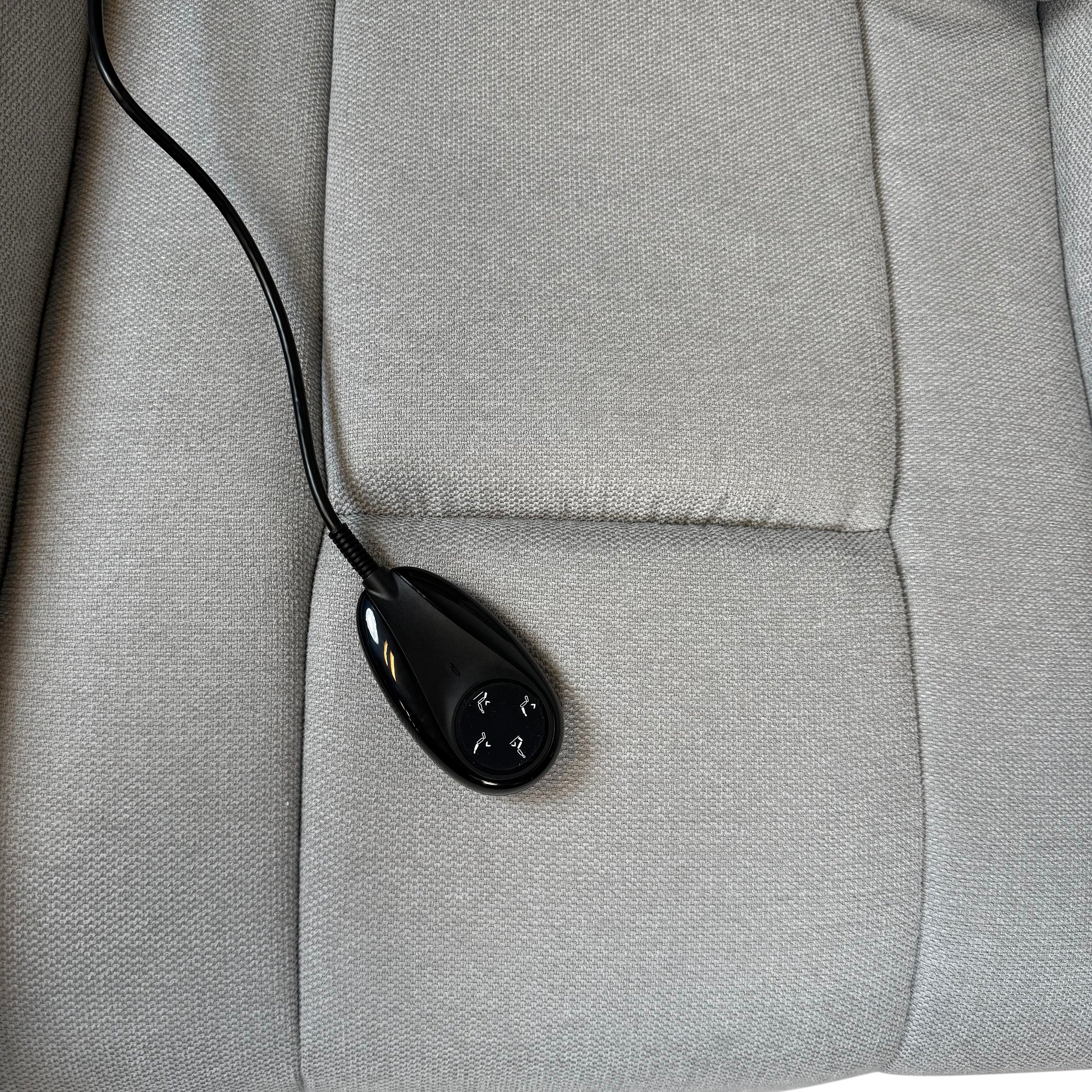 Bertrum Dual Motor Electric Lift Assist Rise & Recliner | Silver - Image 11