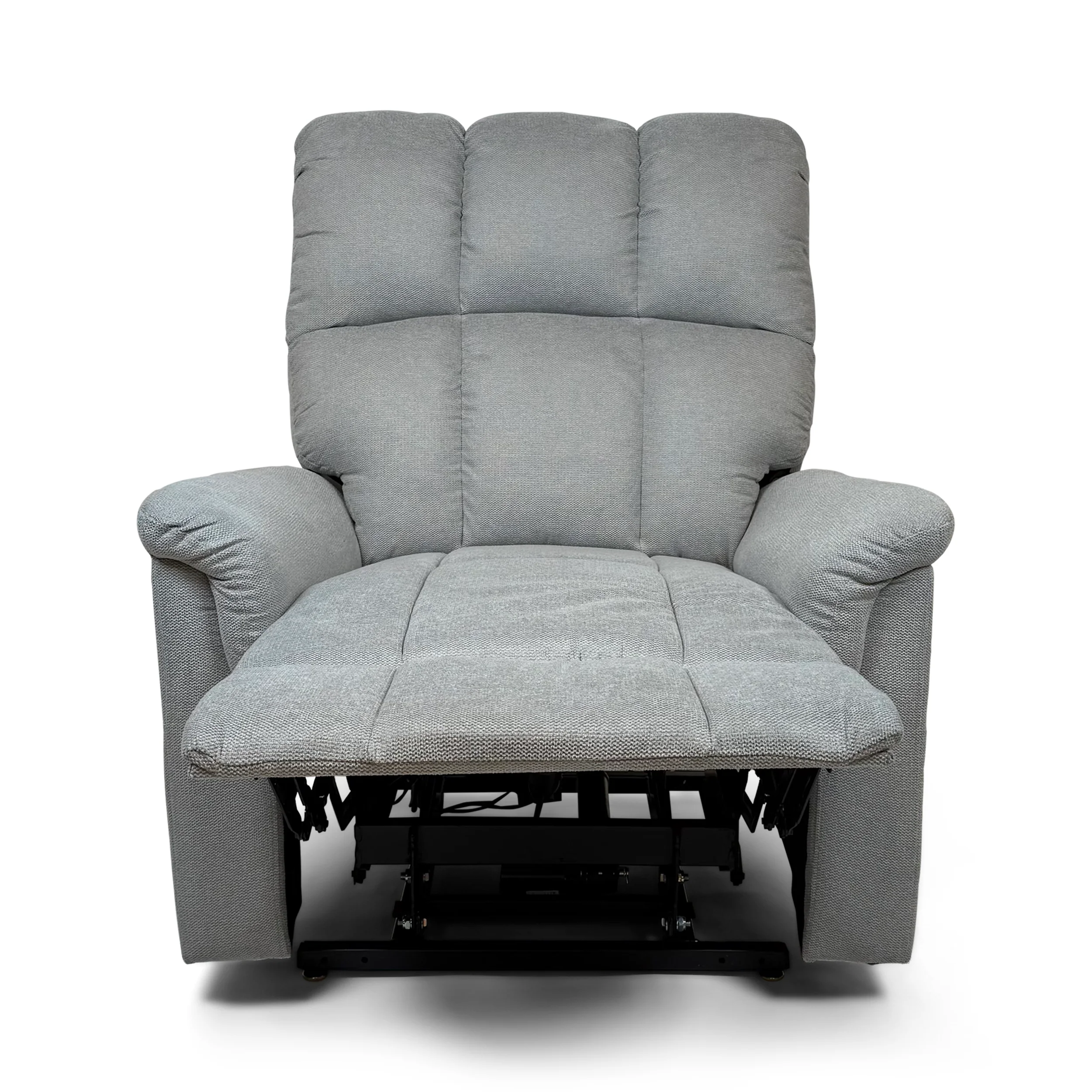 Bertrum Dual Motor Electric Lift Assist Rise & Recliner | Silver - Image 4