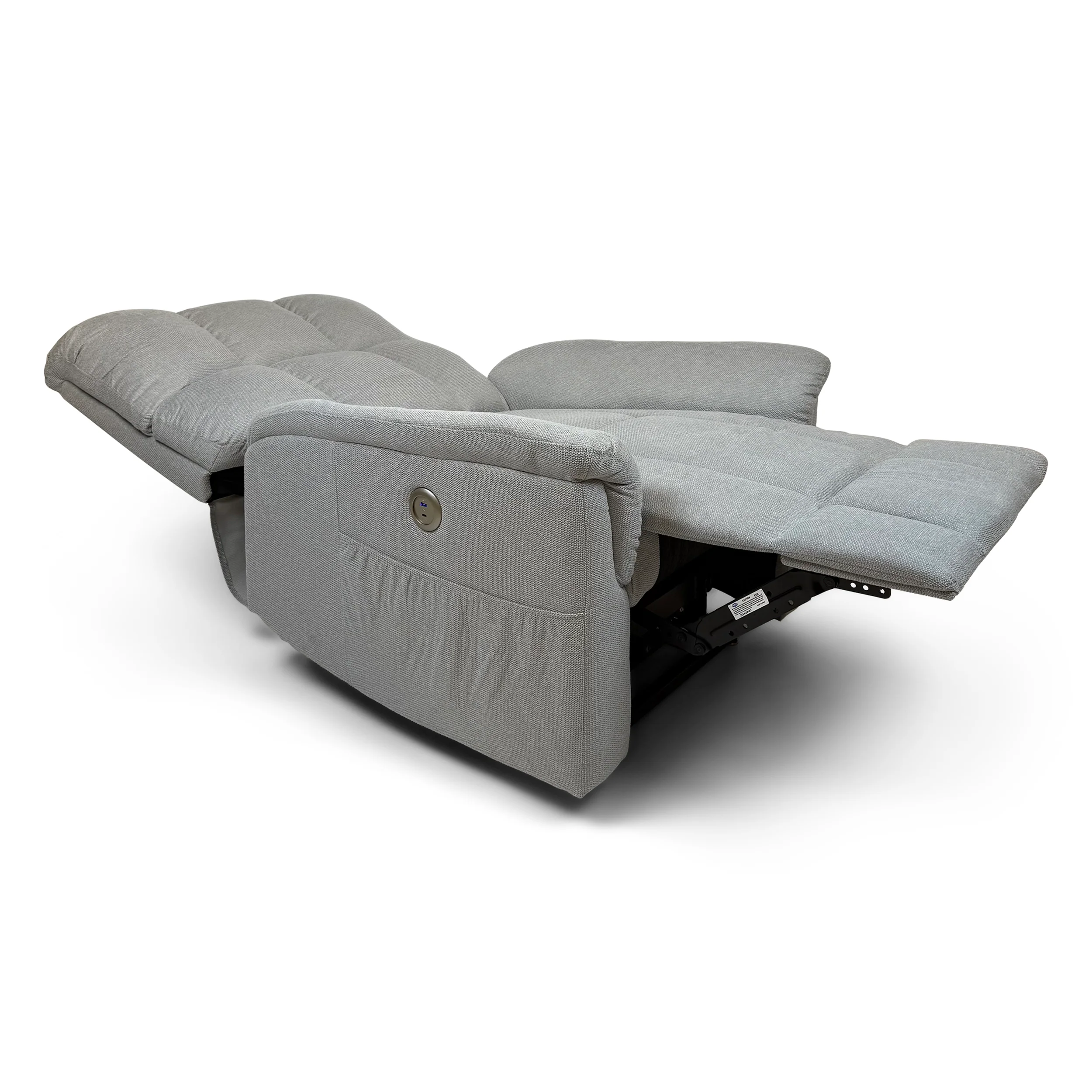 Bertrum Dual Motor Electric Lift Assist Rise & Recliner | Silver - Image 8