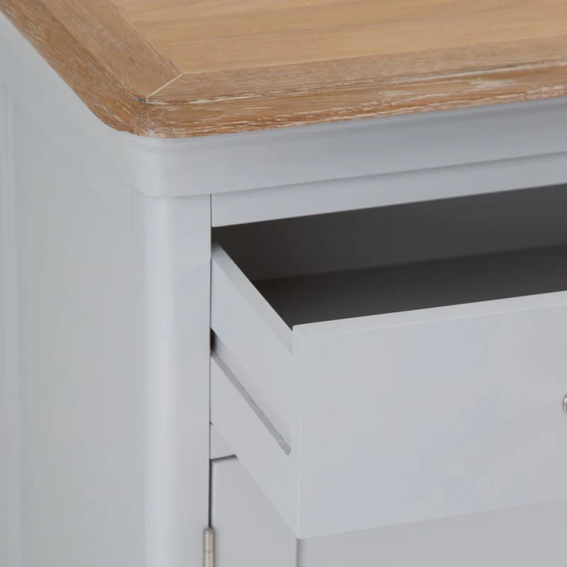 Brighton Grey Painted 2 Door 2 Drawer Sideboard - Grade B - Image 8