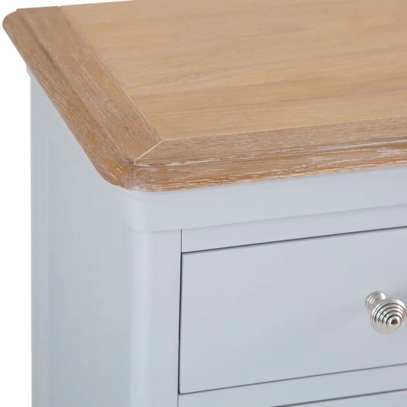 Brighton Grey Painted 2 Door 2 Drawer Sideboard - Grade B - Image 9