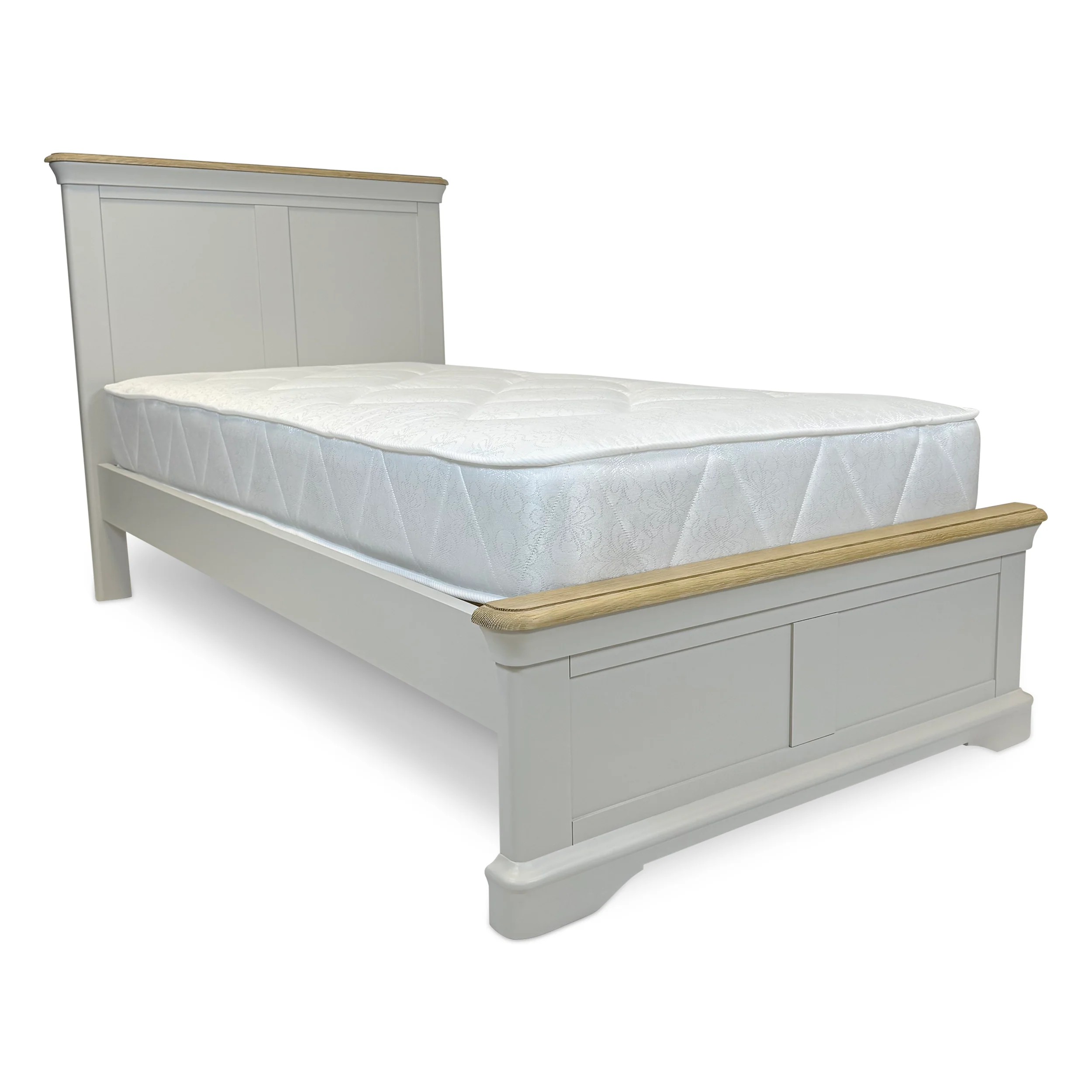Brighton Grey Painted 3ft Single Bed - Grade B - Image 3