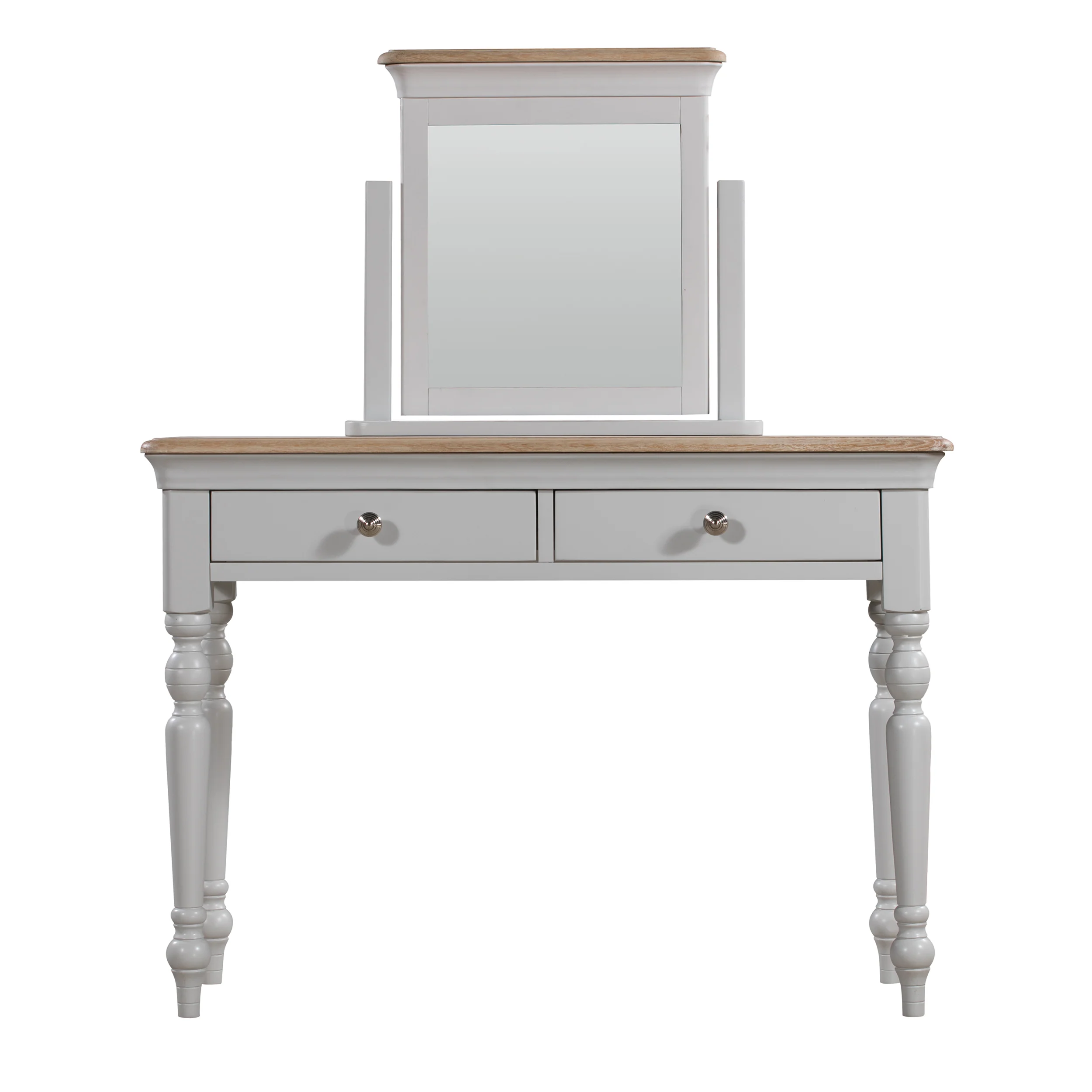 Brighton Grey Painted Dressing Table Mirror - Grade B - Image 5