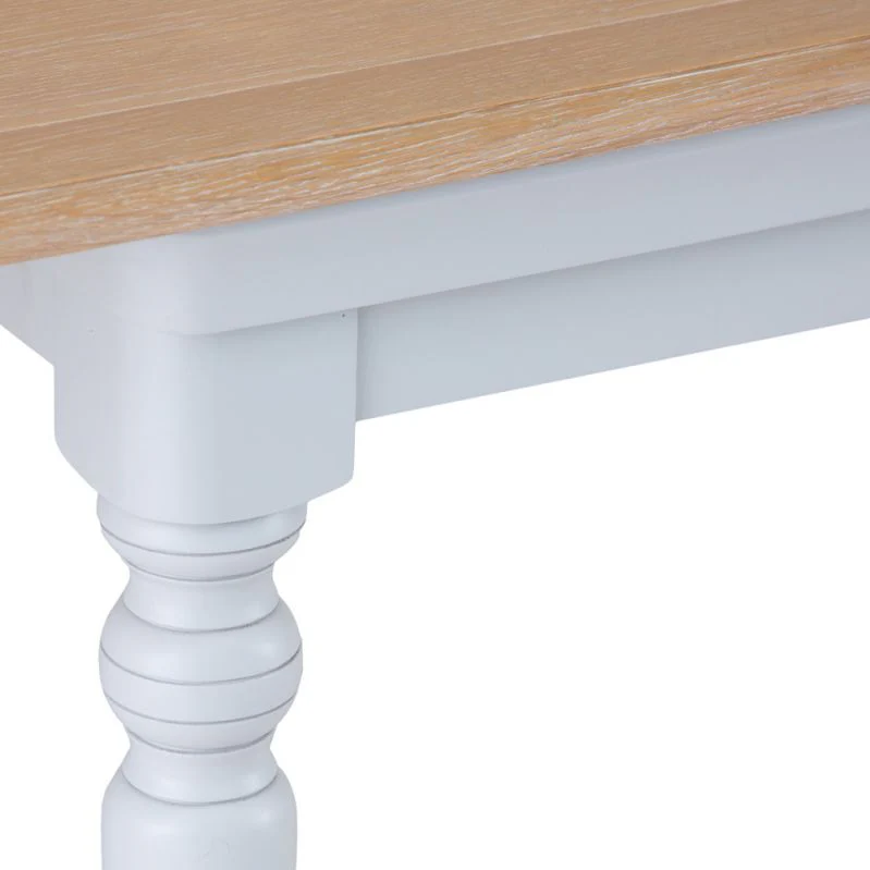 Brighton Grey Painted Extending Dining Table (1.4 m-1.8 m) - Grade B - Image 10
