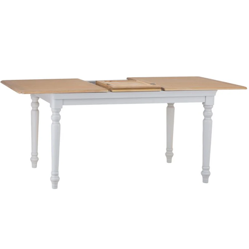 Brighton Grey Painted Extending Dining Table (1.8 m-2.3 m) - Grade B - Image 6