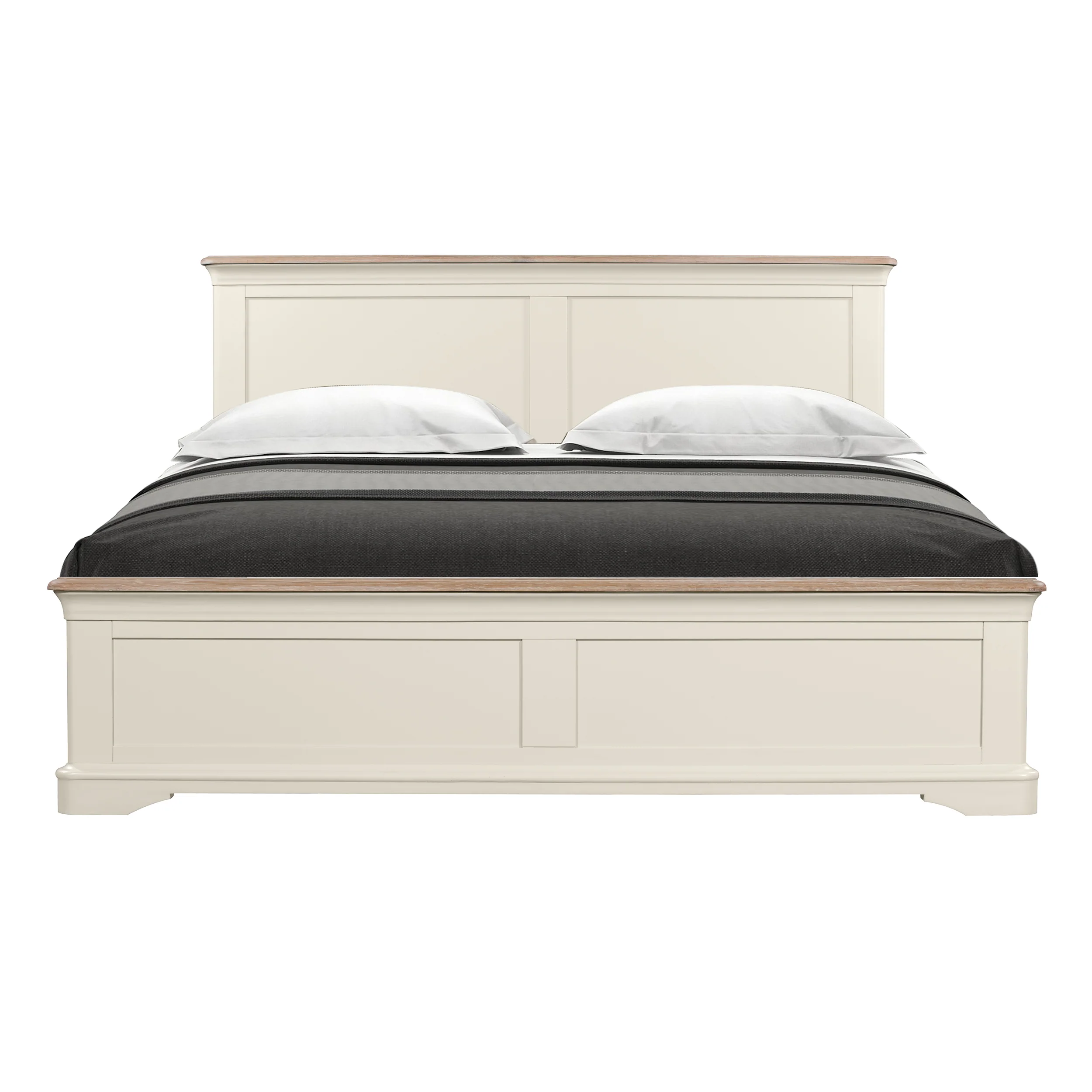 Brighton Warm White Painted 5ft Kingsize Bed - Grade B - Image 3