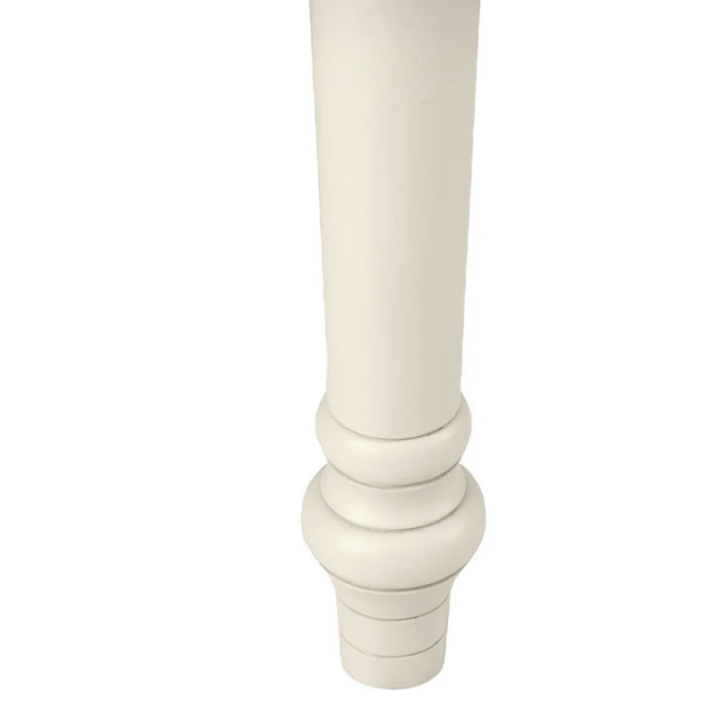 Brighton Warm White Painted Extending Dining Table (1.8 m-2.3 m) - Grade B - Image 11