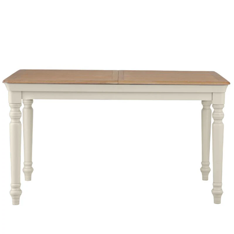 Brighton Warm White Painted Extending Dining Table (1.8 m-2.3 m) - Grade B - Image 3