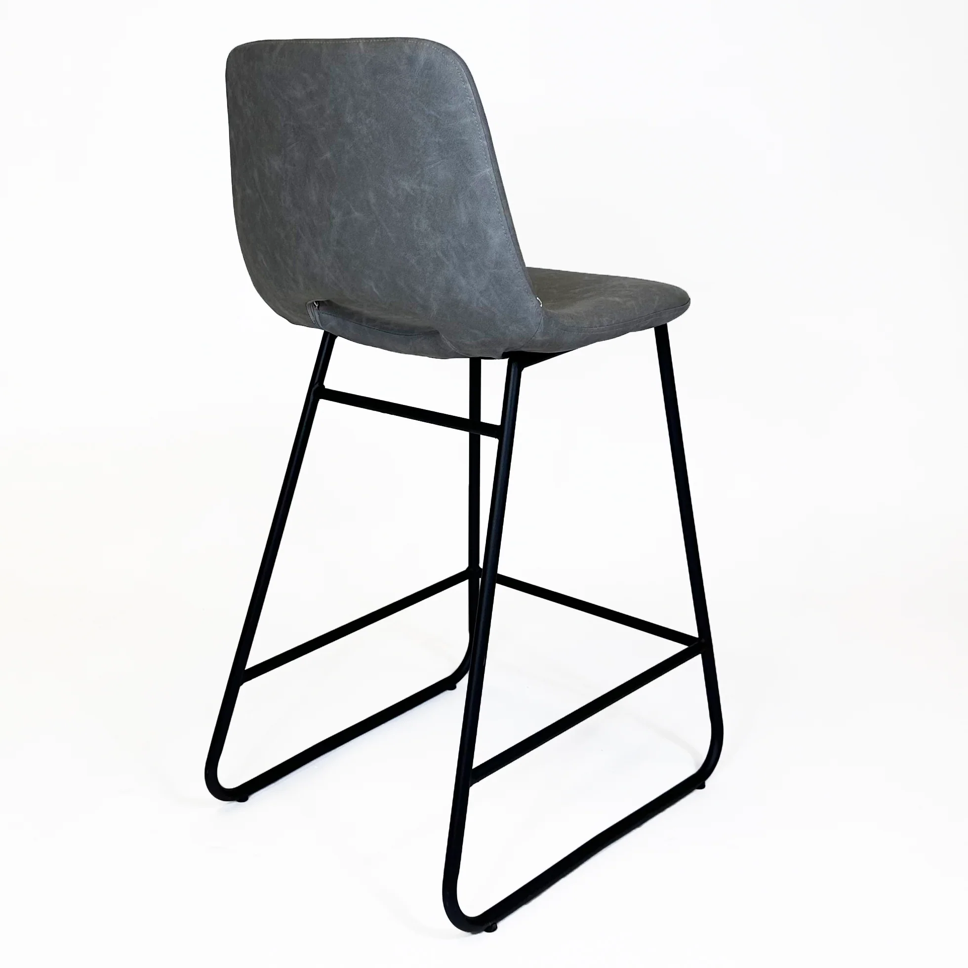 Bromley Industrial Bar Stool | Grey - Image 4