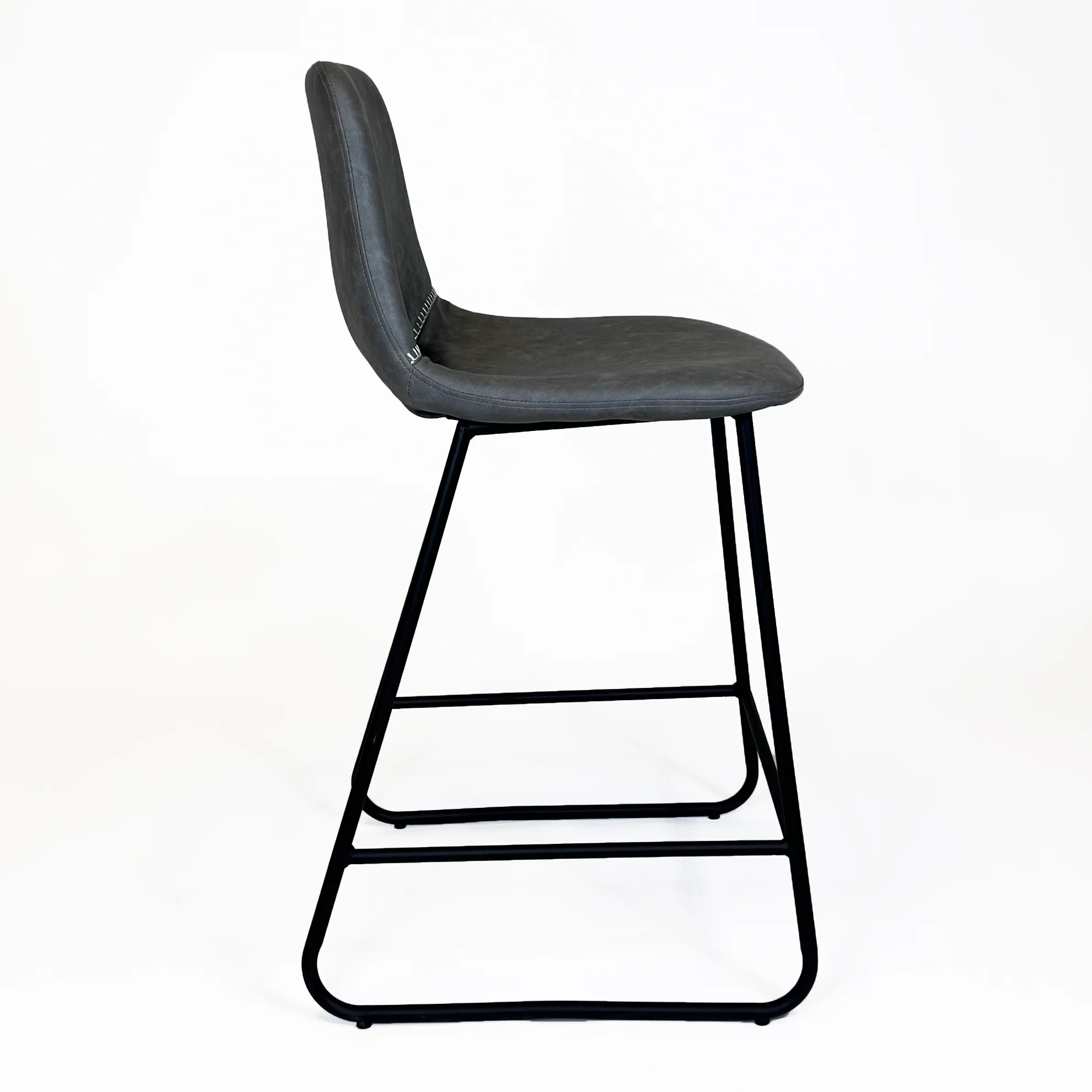 Bromley Industrial Bar Stool | Grey - Image 5