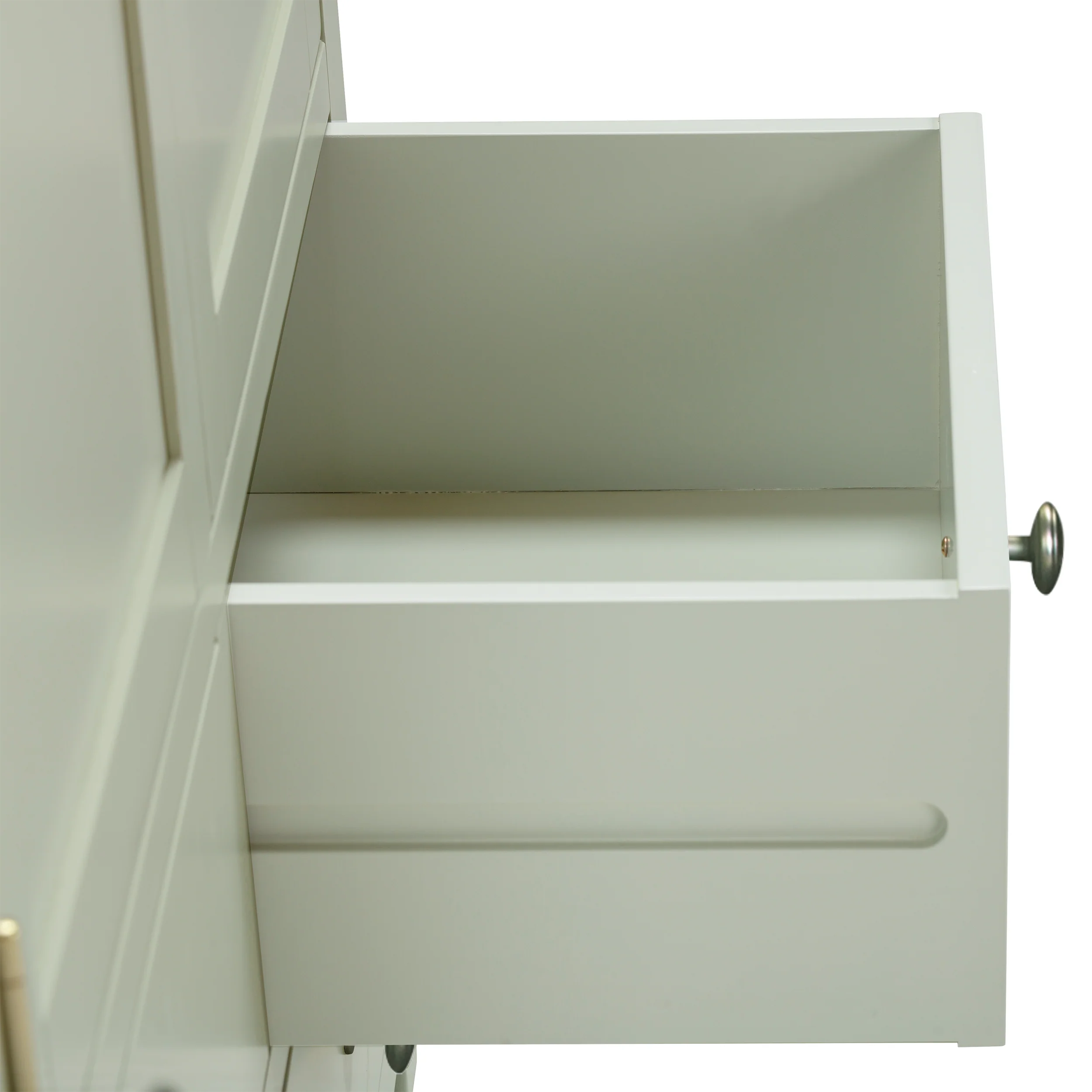 Burford Sage Green Painted Oak Double Larder Unit - Image 10