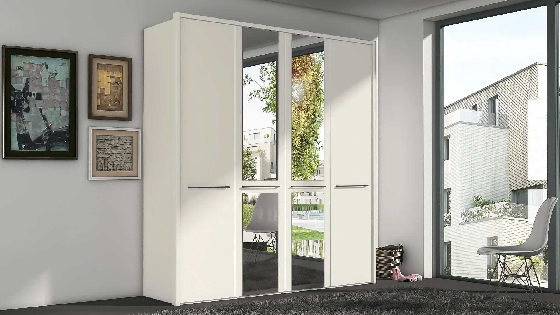 Cairns Wiemann 5 Door Wardrobe With Frame