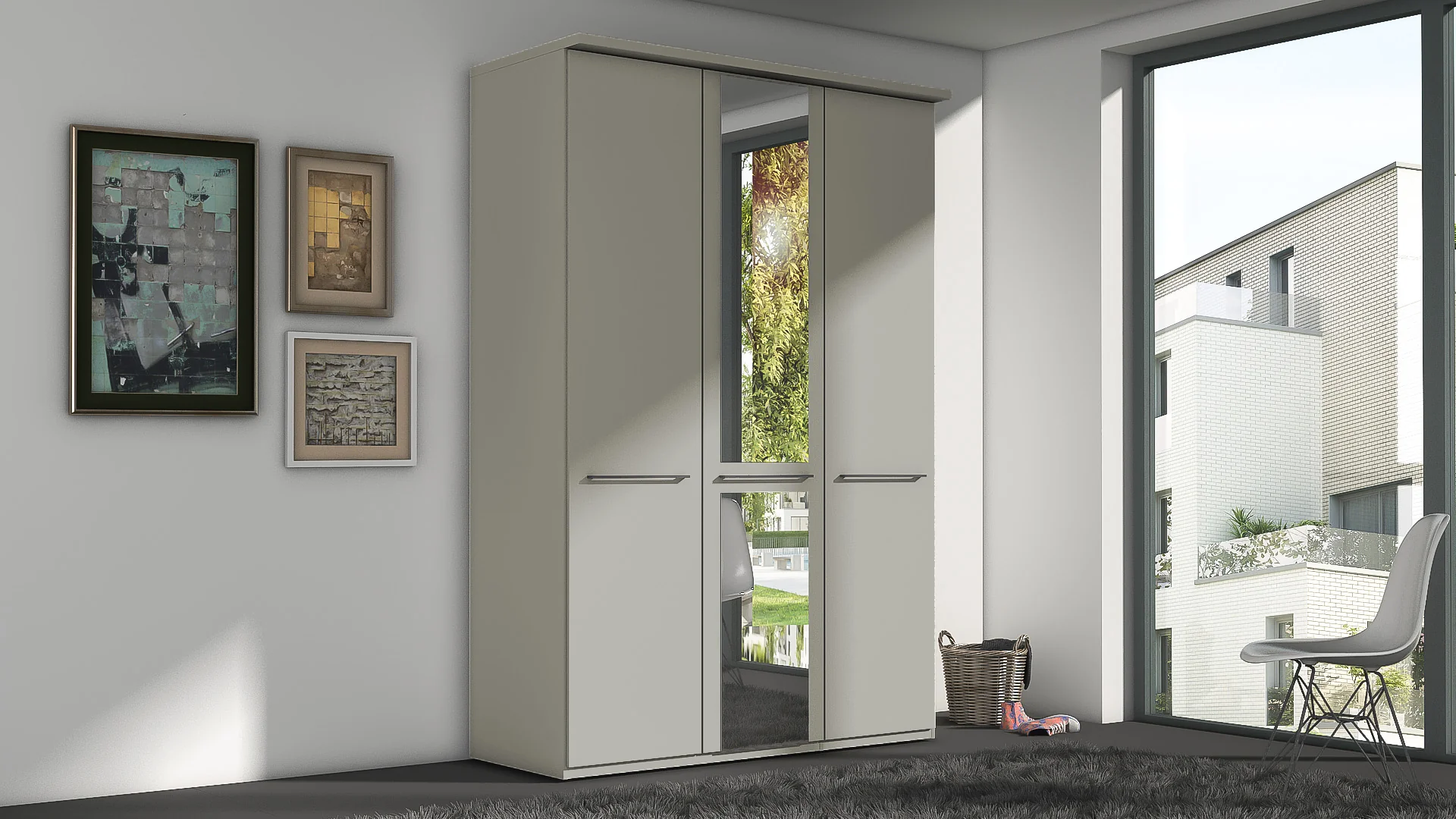 Cairns Wiemann 1 Door Wardrobe - Image 2