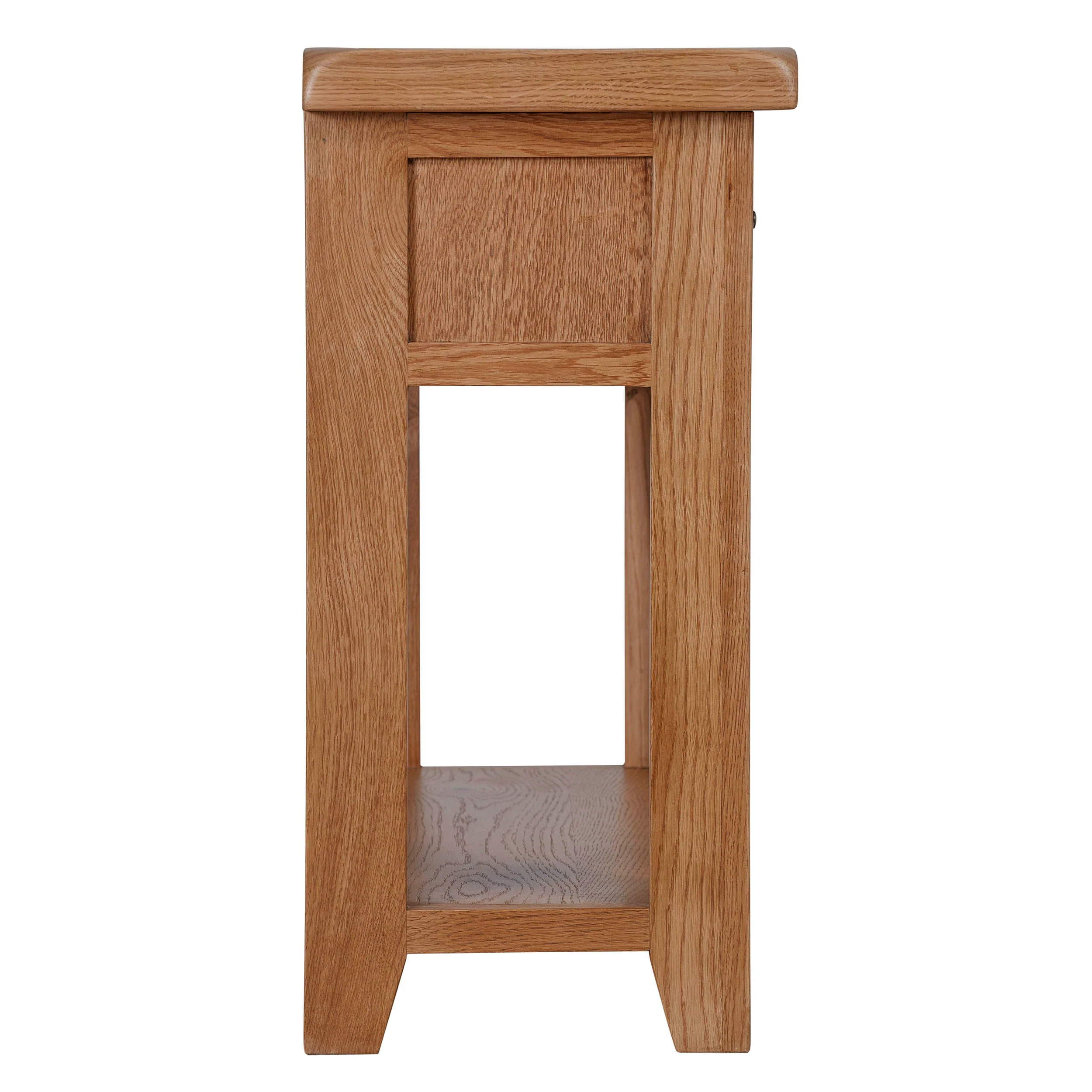 Cambridge Oak 2 Drawer Console Table - Image 4