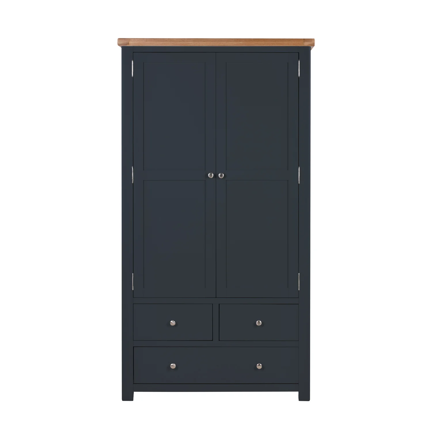 Cambridge Blue Painted Oak Larder Unit - Image 3